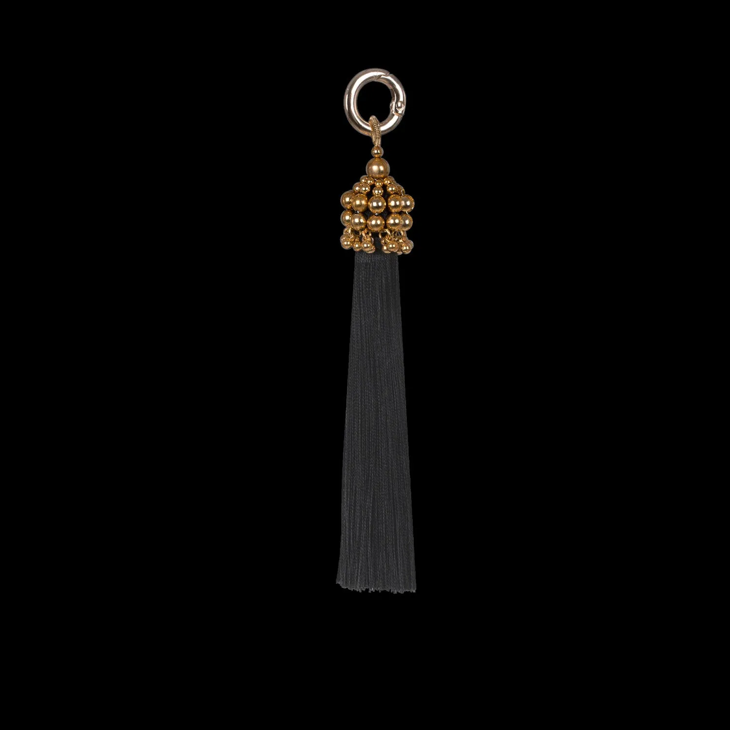 5" Gold Cap Polyester Tassel