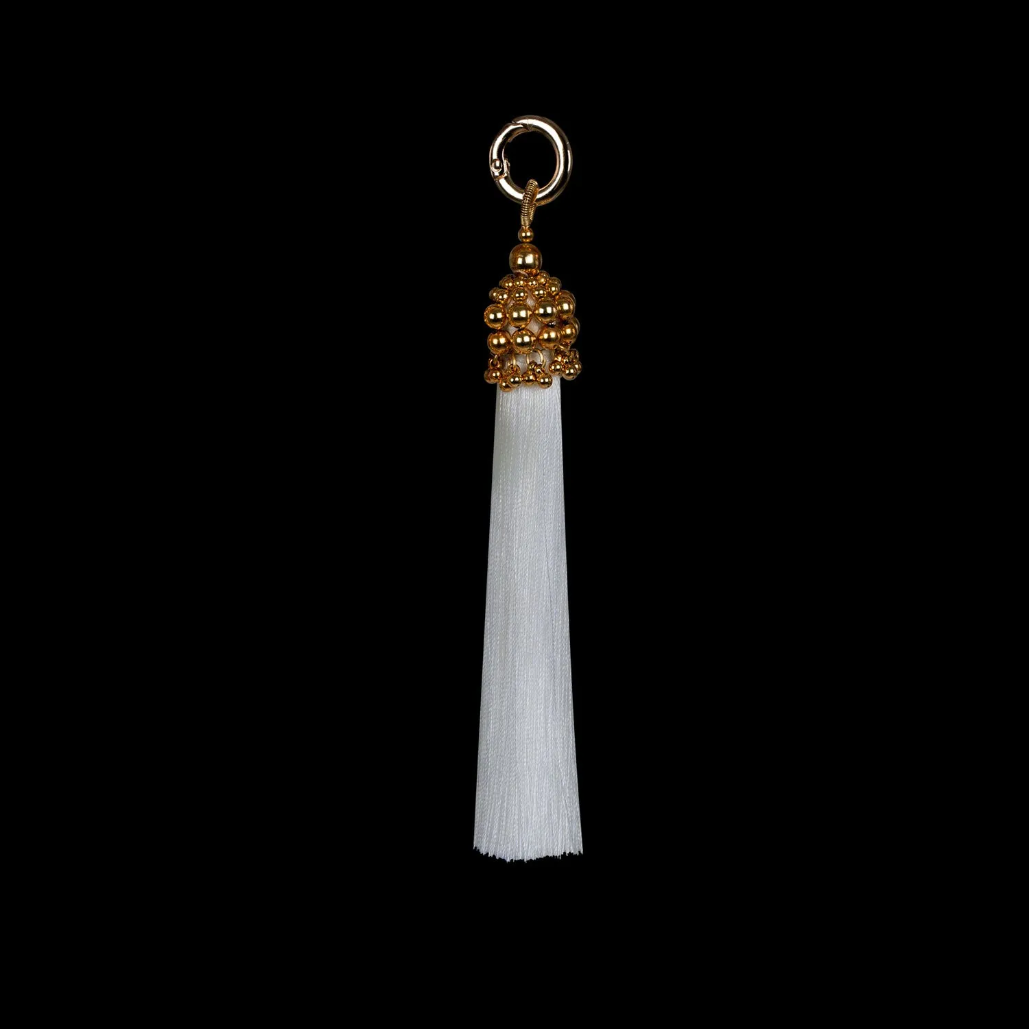 5" Gold Cap Polyester Tassel