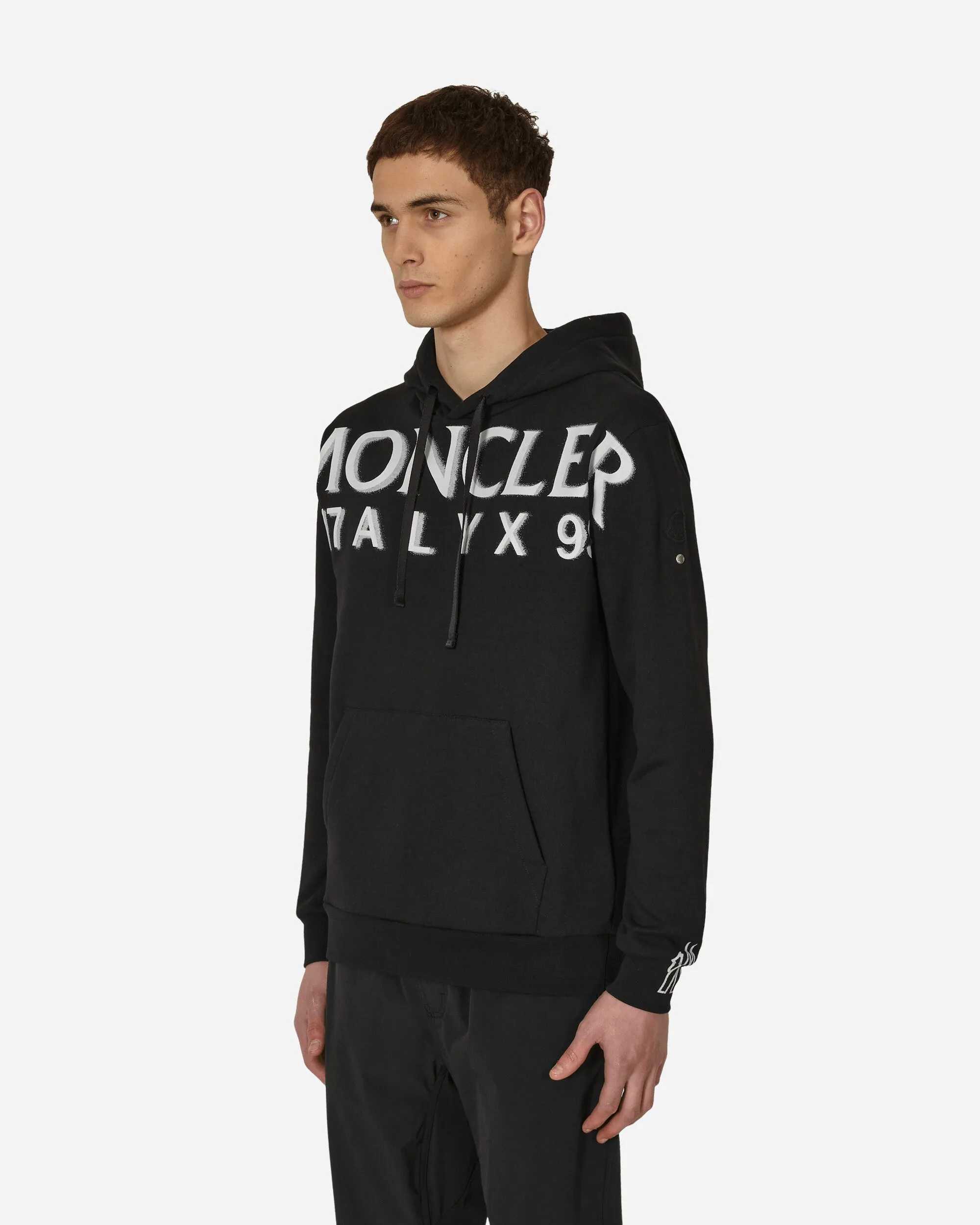 6 Moncler 1017 ALYX 9SM Hooded Sweatshirt Black