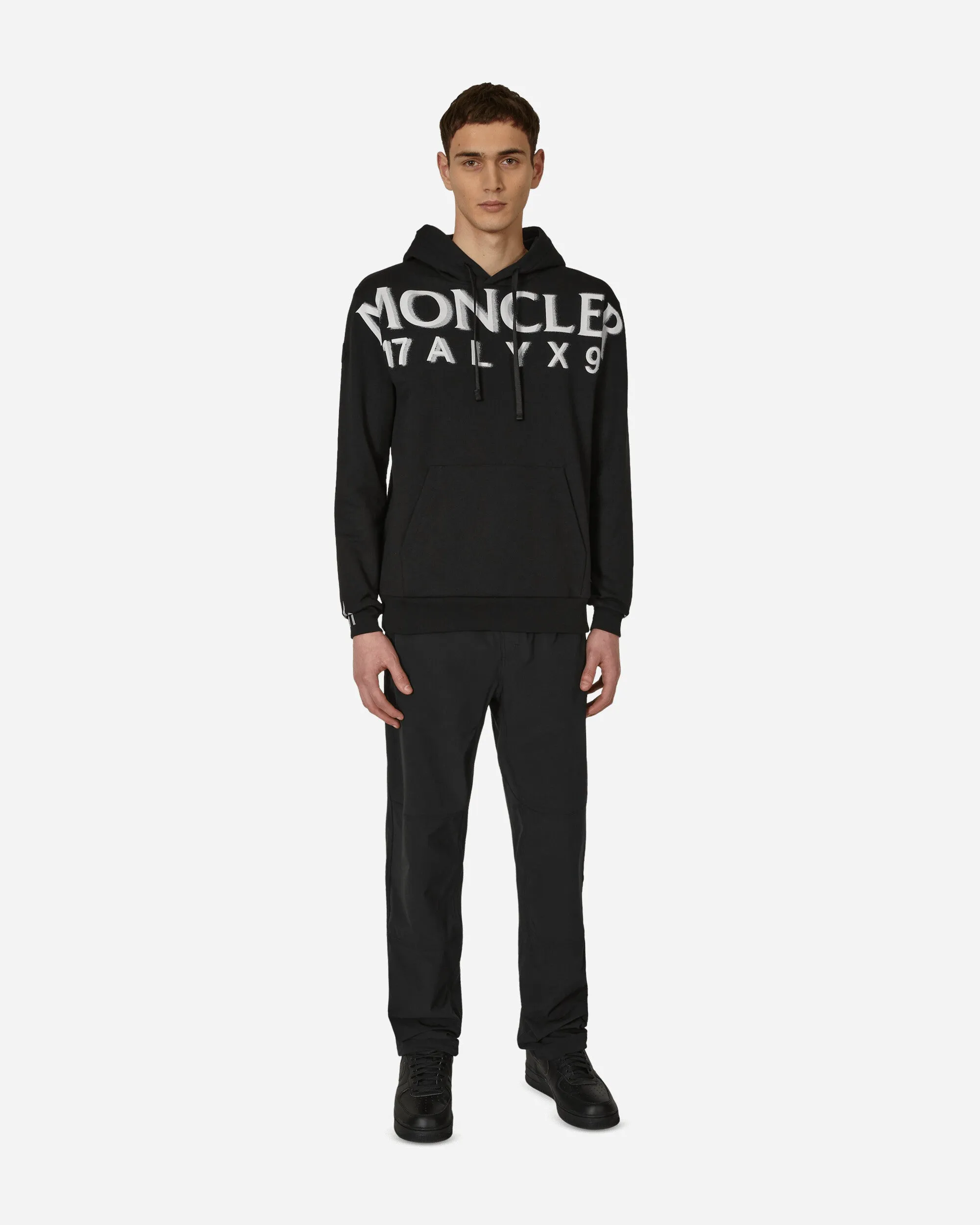 6 Moncler 1017 ALYX 9SM Hooded Sweatshirt Black