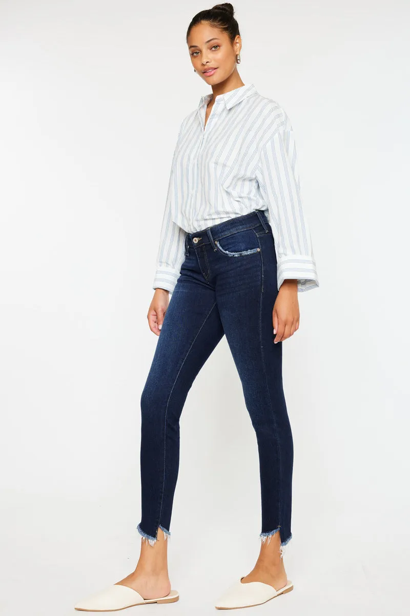 Alexa Low Rise Ankle Skinny Jeans