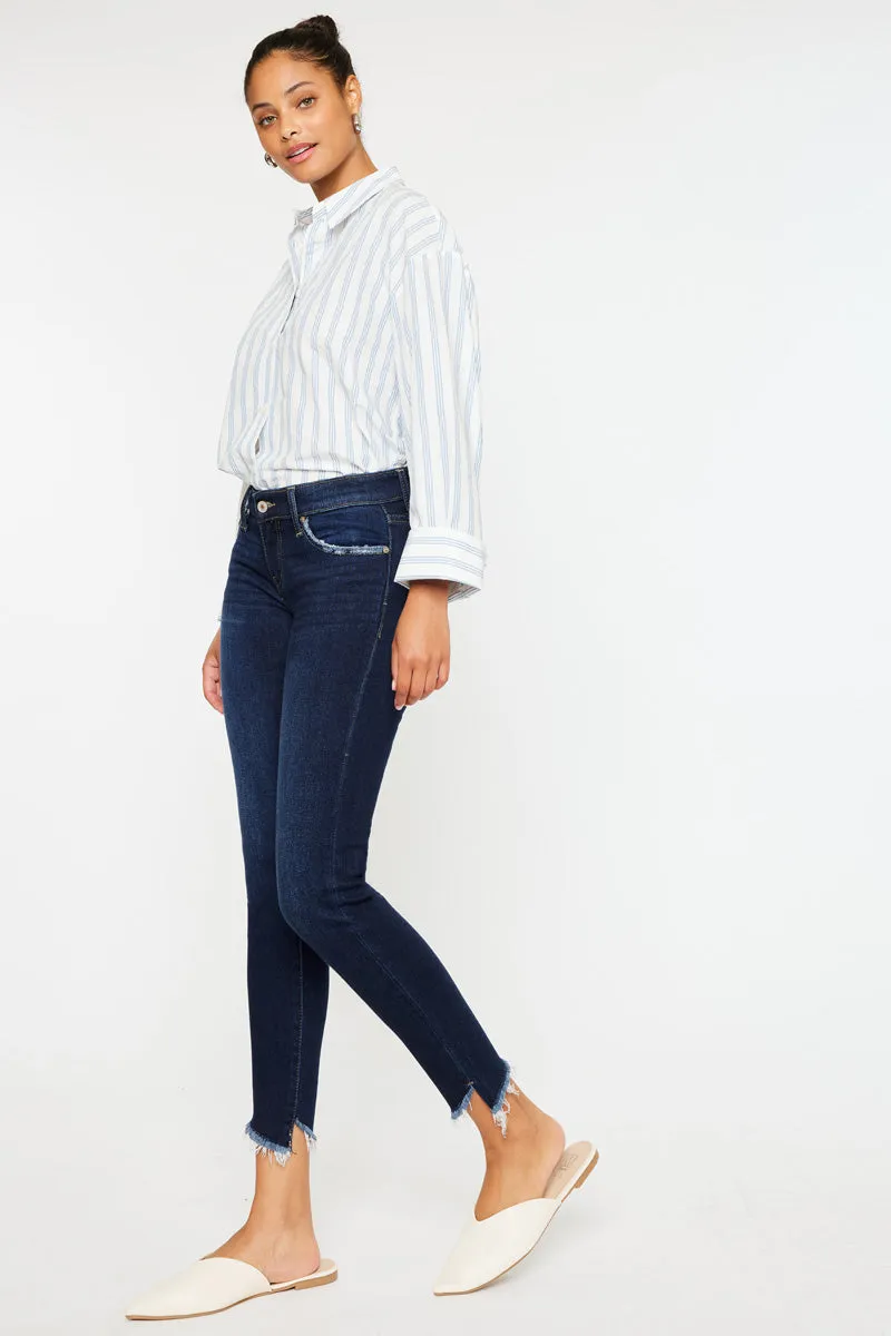 Alexa Low Rise Ankle Skinny Jeans