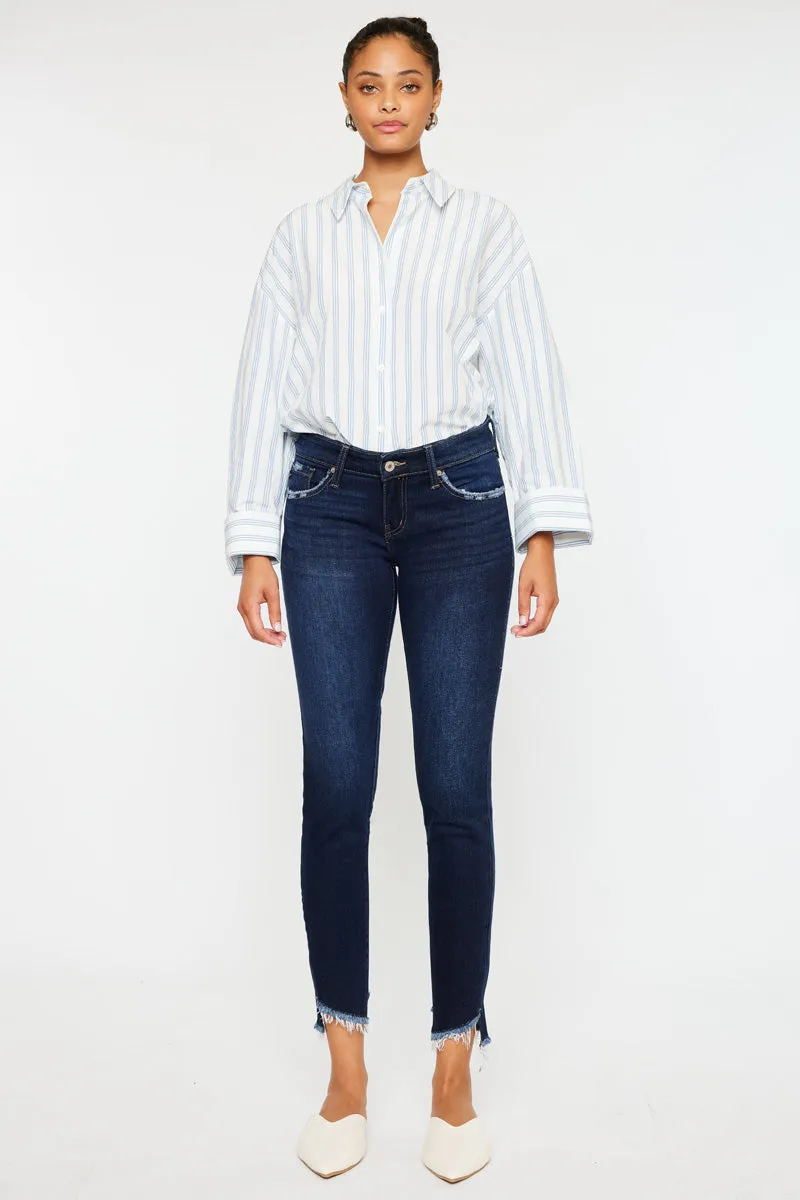 Alexa Low Rise Ankle Skinny Jeans