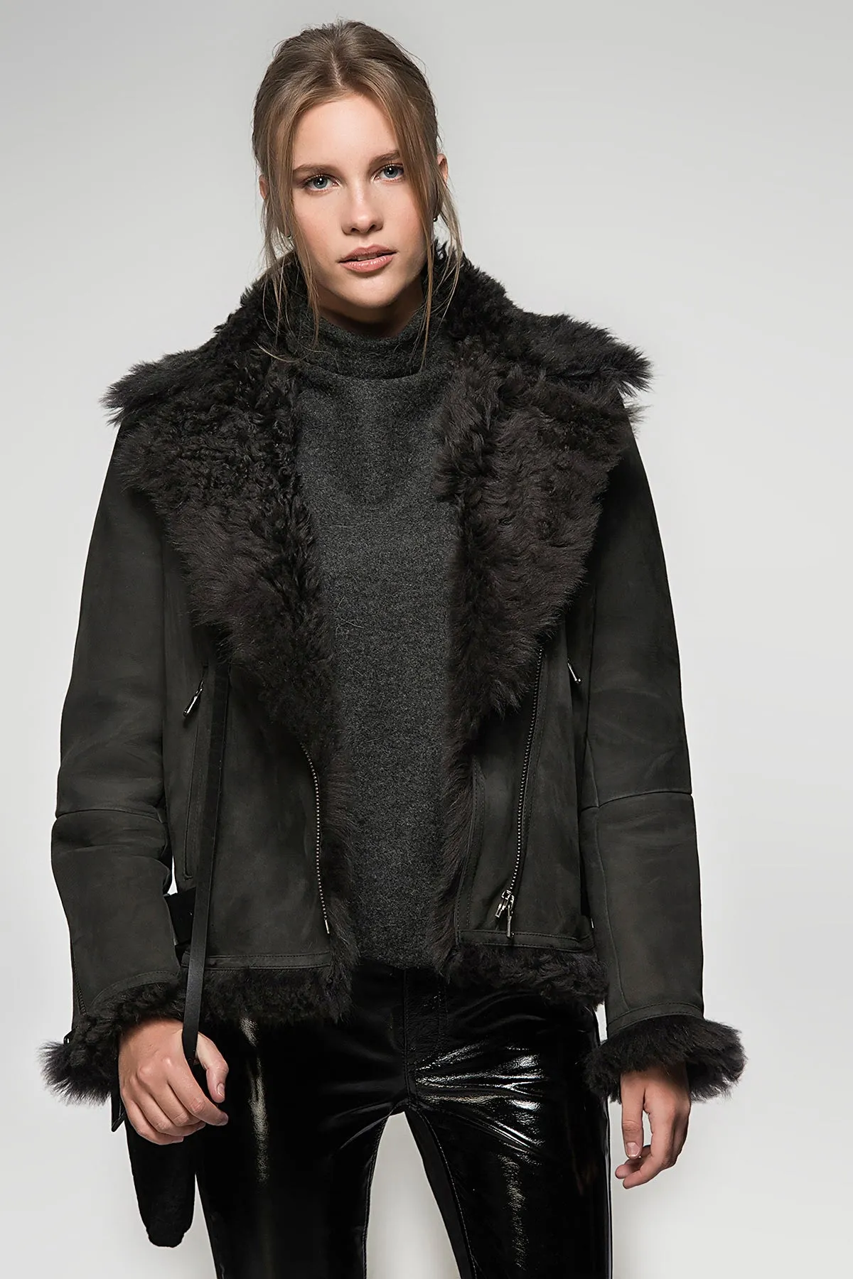 Amber - Shearling Jacket