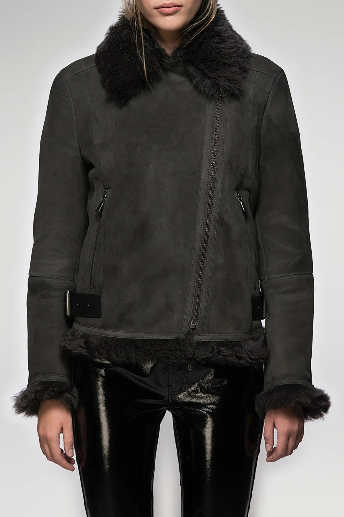 Amber - Shearling Jacket