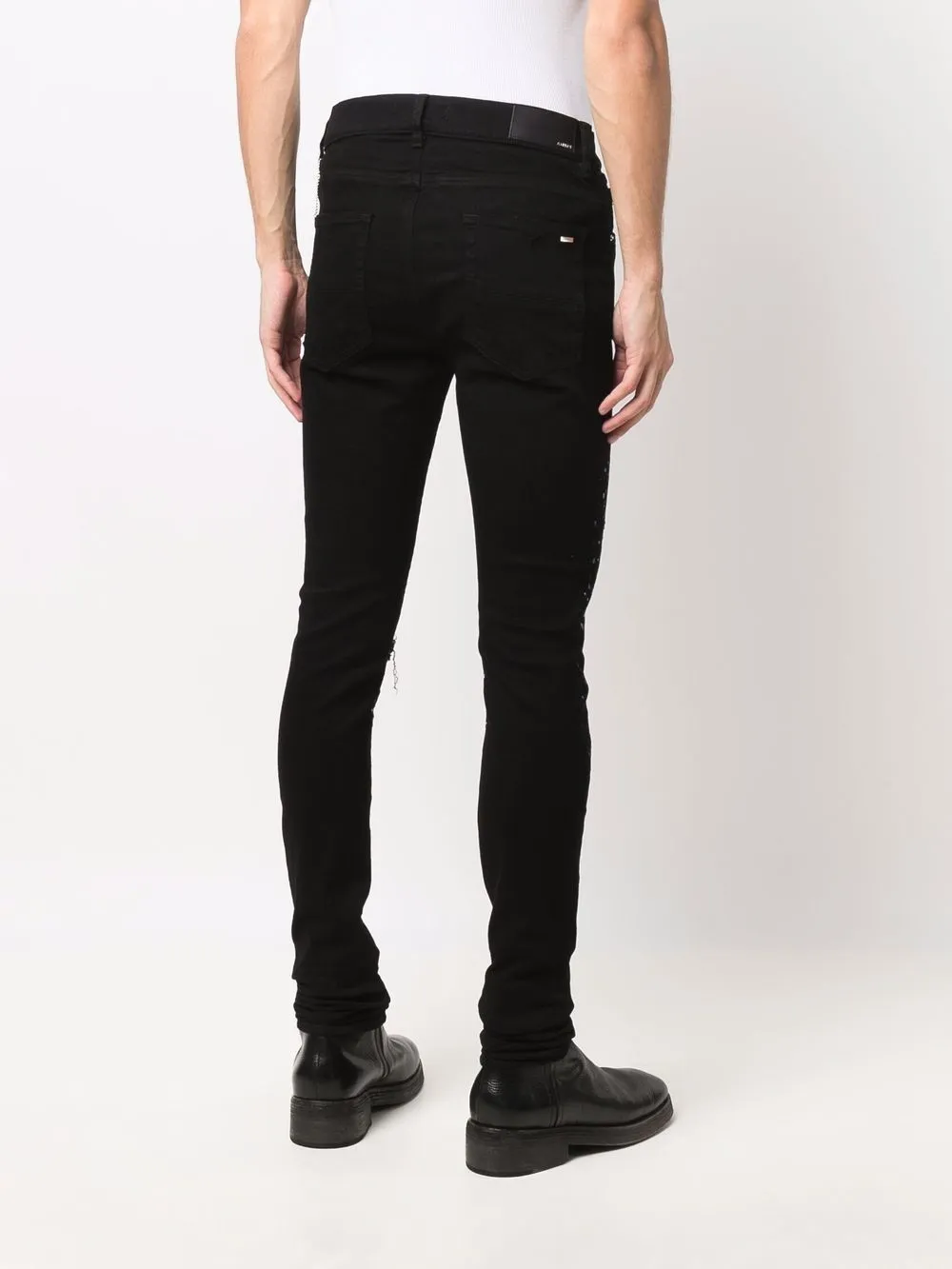 AMIRI Crystal Painter Skinny Jeans