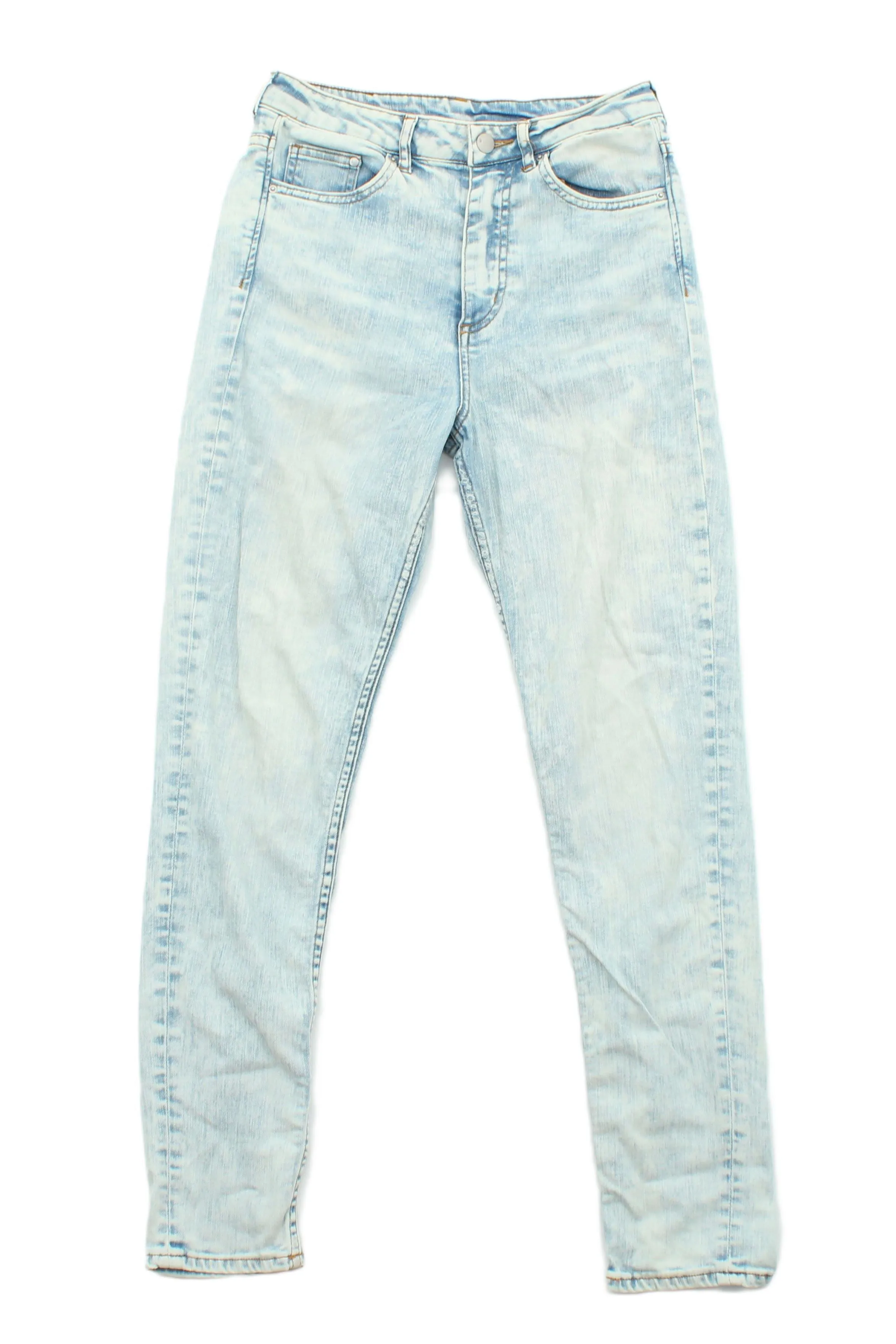 & Denim Women's Jeans W 27 in Blue Cotton with Polyester