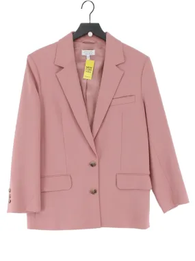 & Other Stories Women's Blazer UK 8 Pink Polyester with Elastane, Viscose, Wool