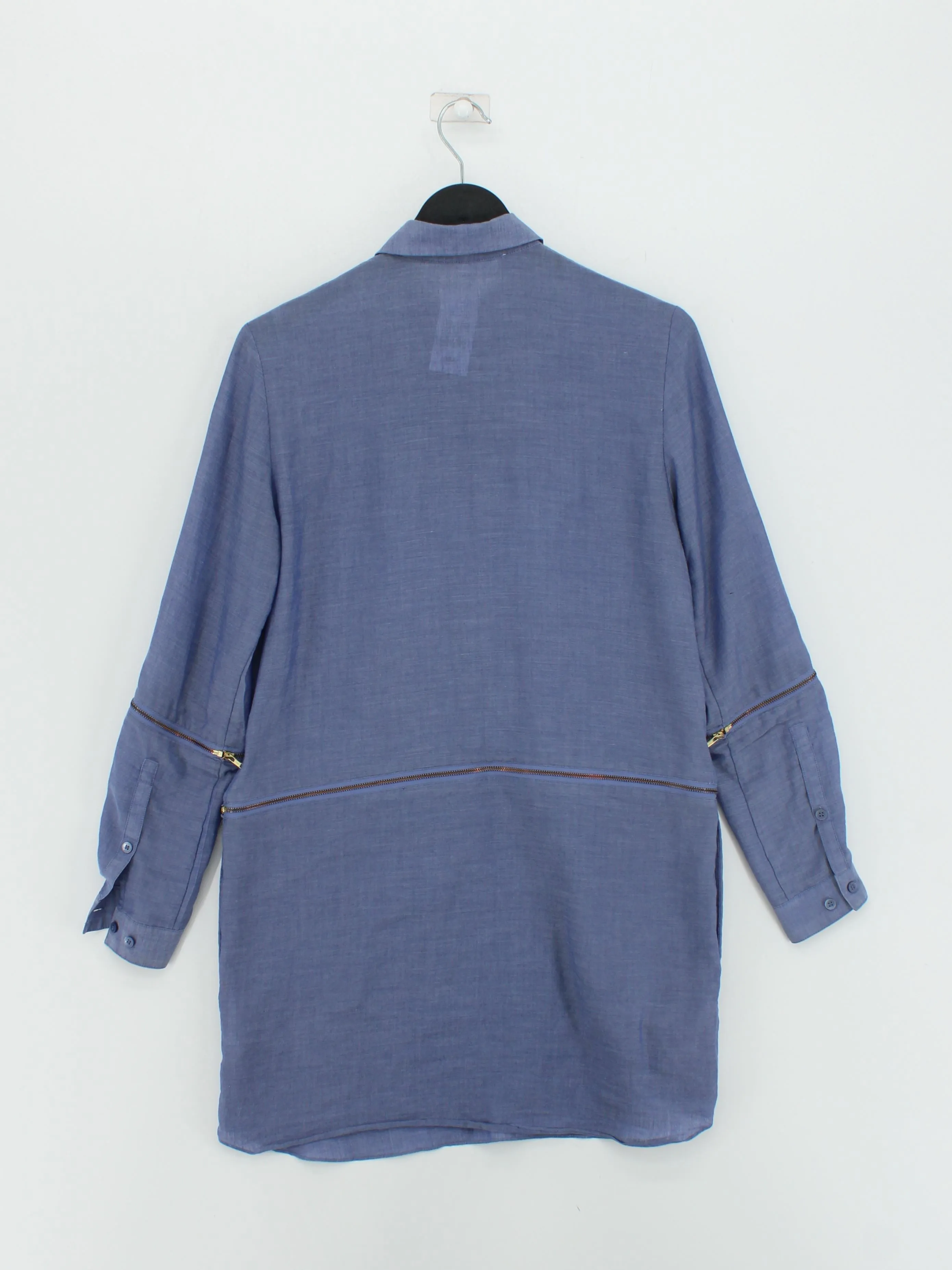 & Other Stories Women's Blouse UK 6 Blue Polyester with Other