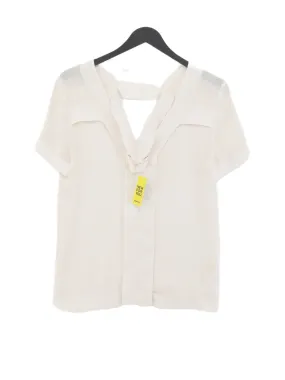 & Other Stories Women's Blouse UK 6 Cream 100% Polyester