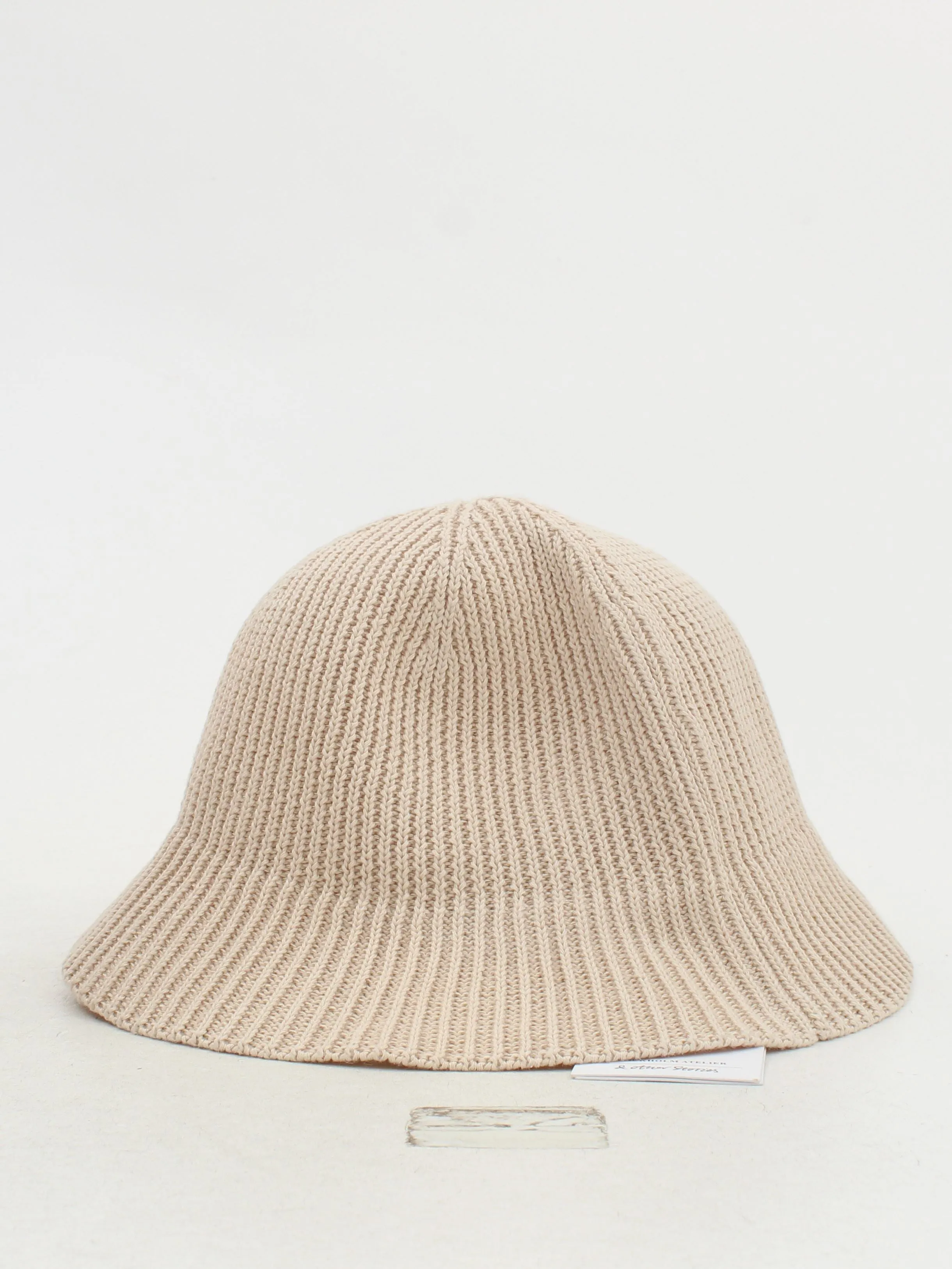 & Other Stories Women's Hat M Cream Linen with Cotton, Polyester