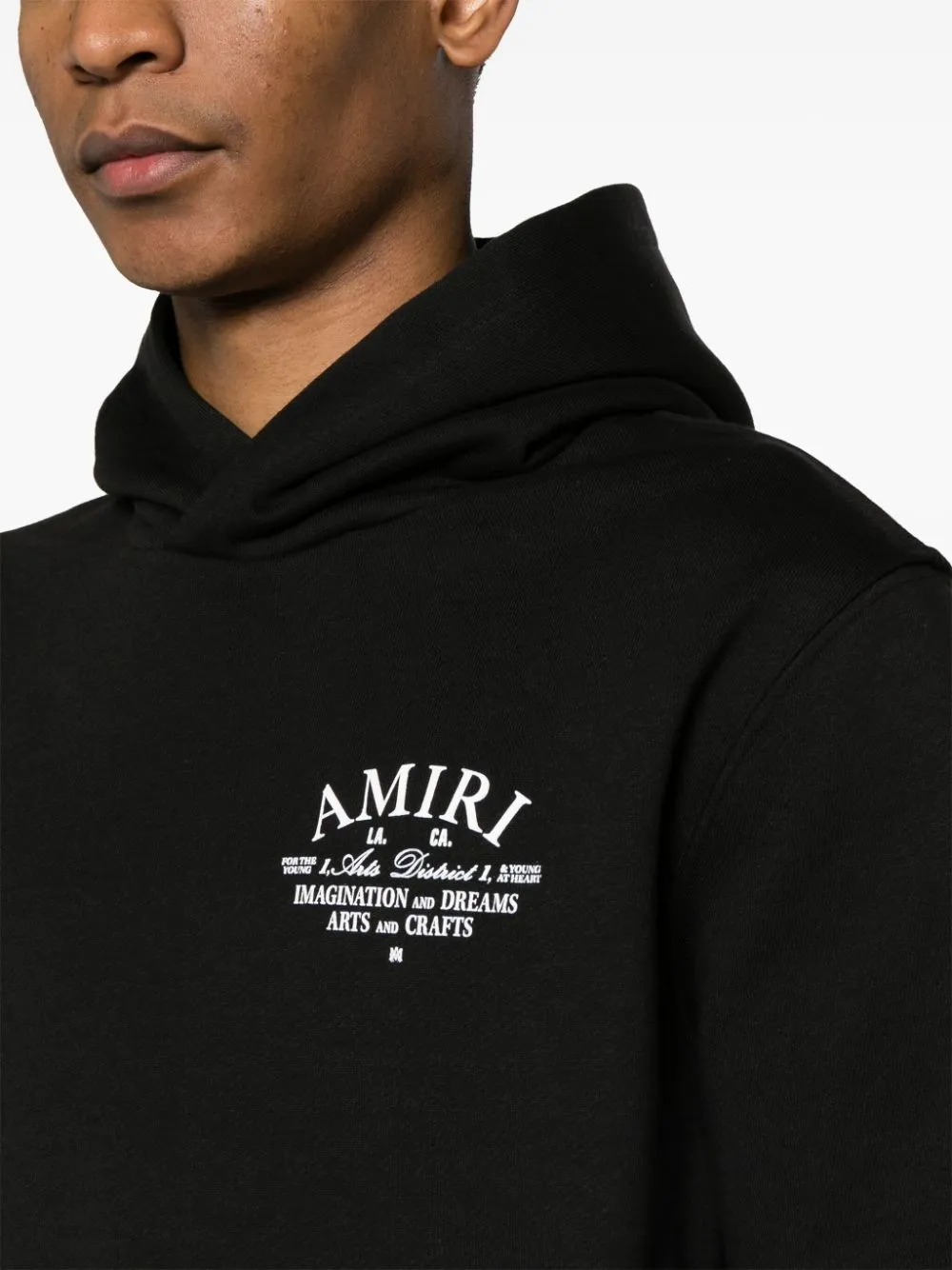 Arts District logo-print hoodie