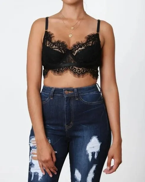 Baddie Lace Bra Top