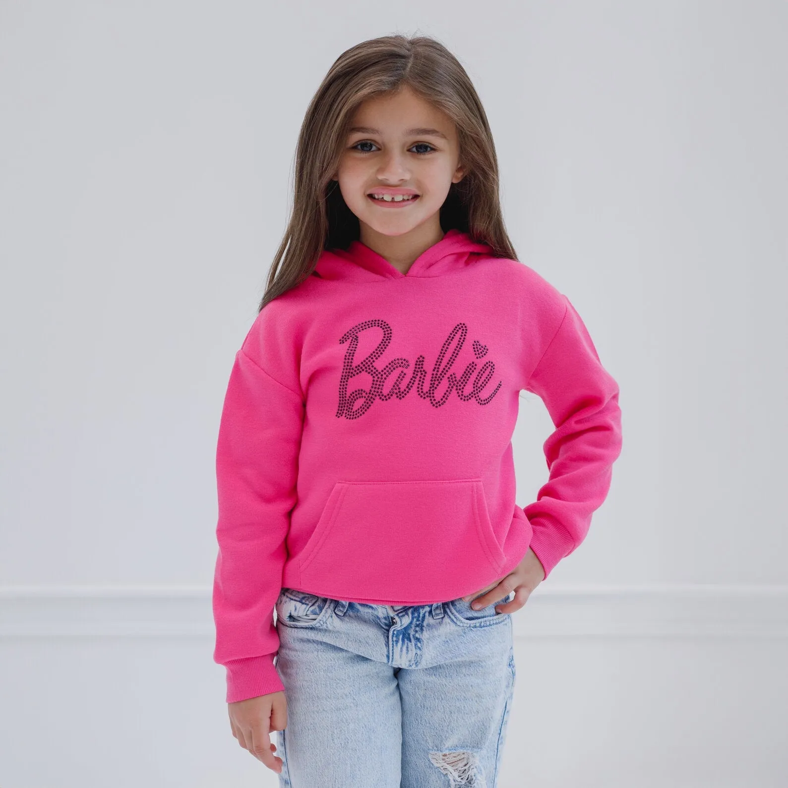 Barbie Fleece Pullover Hoodie