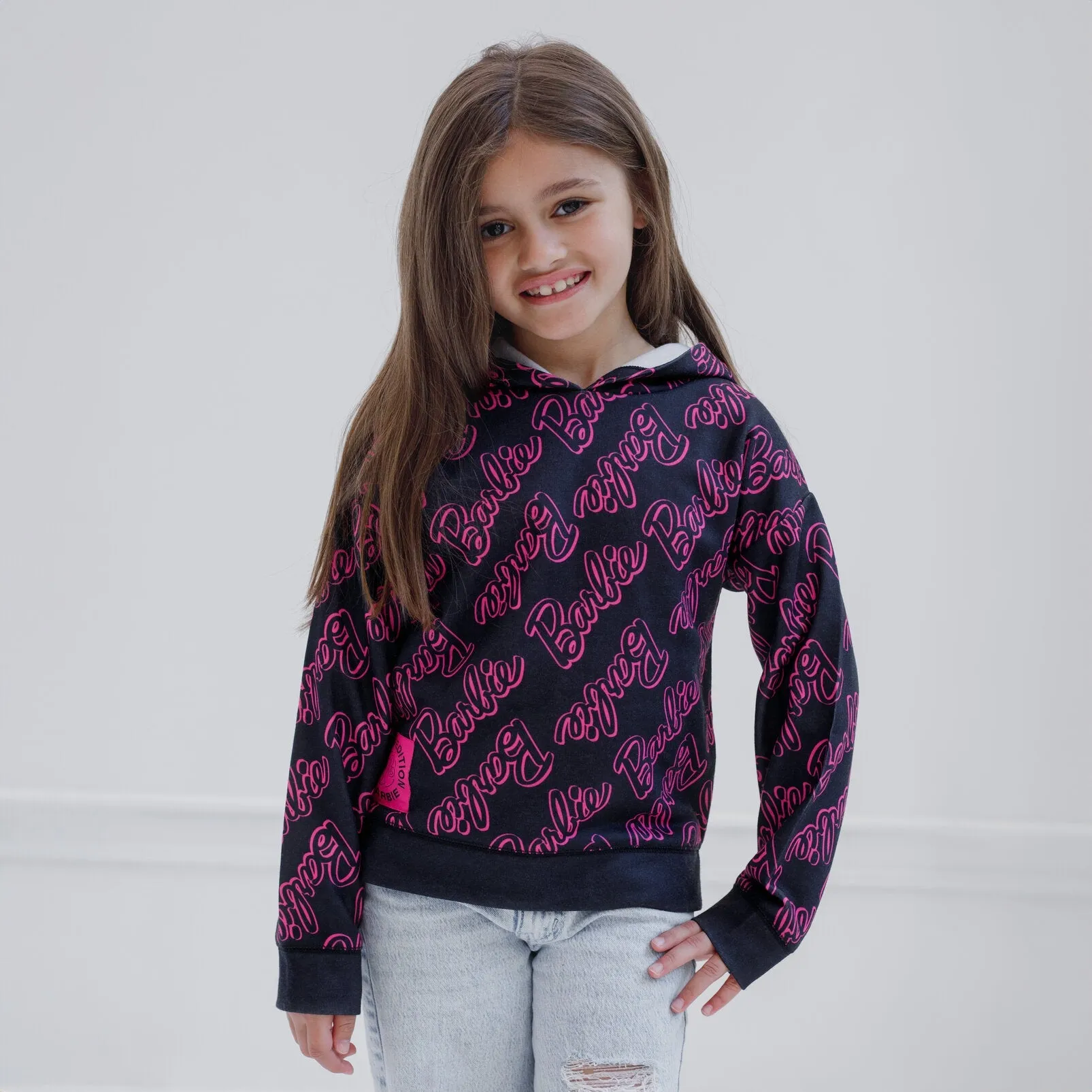 Barbie Fleece Pullover Hoodie