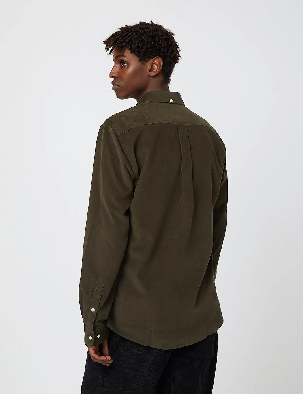 Barbour Cord 2 Tailored Shirt - Forest Green