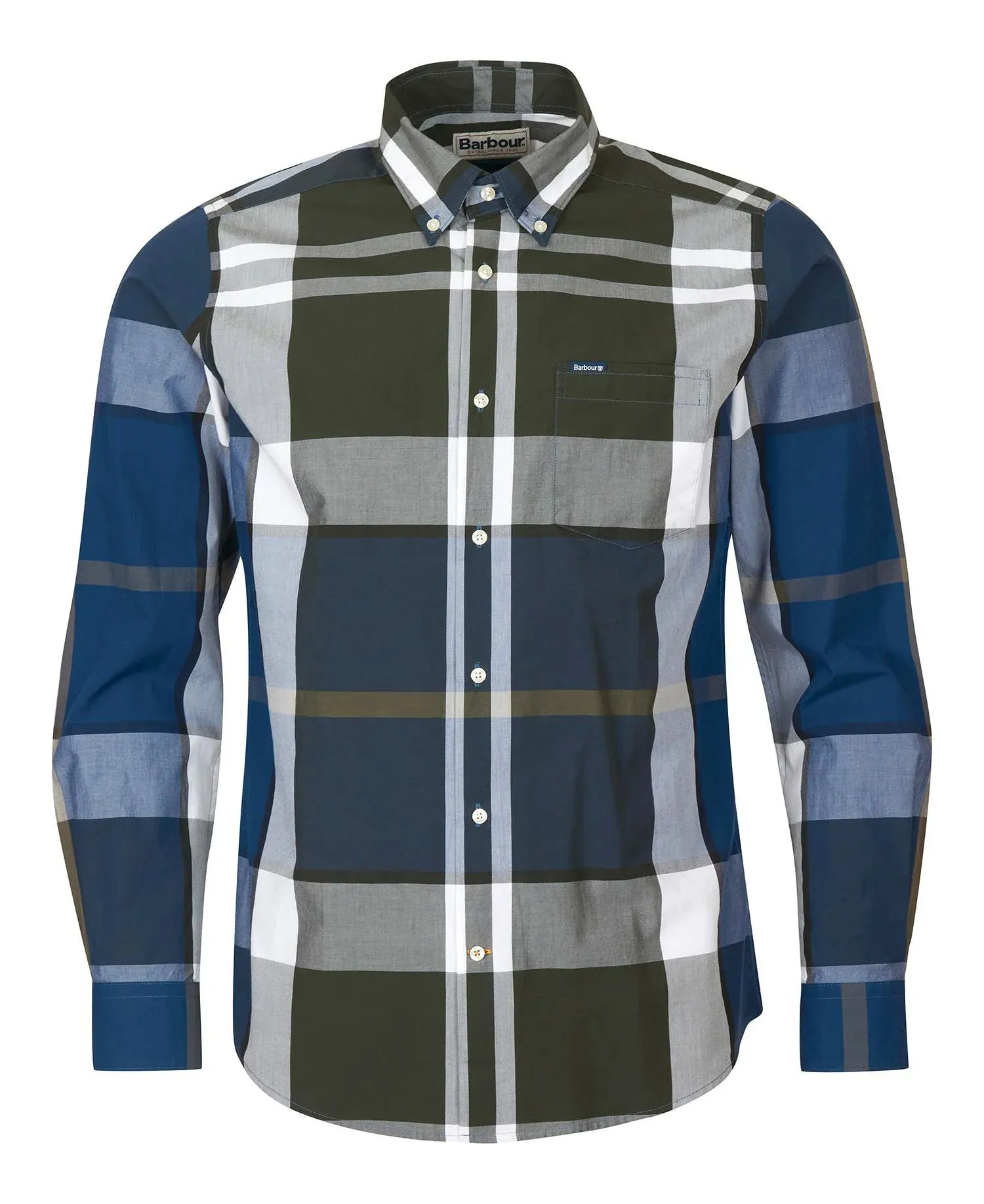 Barbour Men's 'Harris' Tartan Check Shirt, Button-Down Collar, Tailored Fit