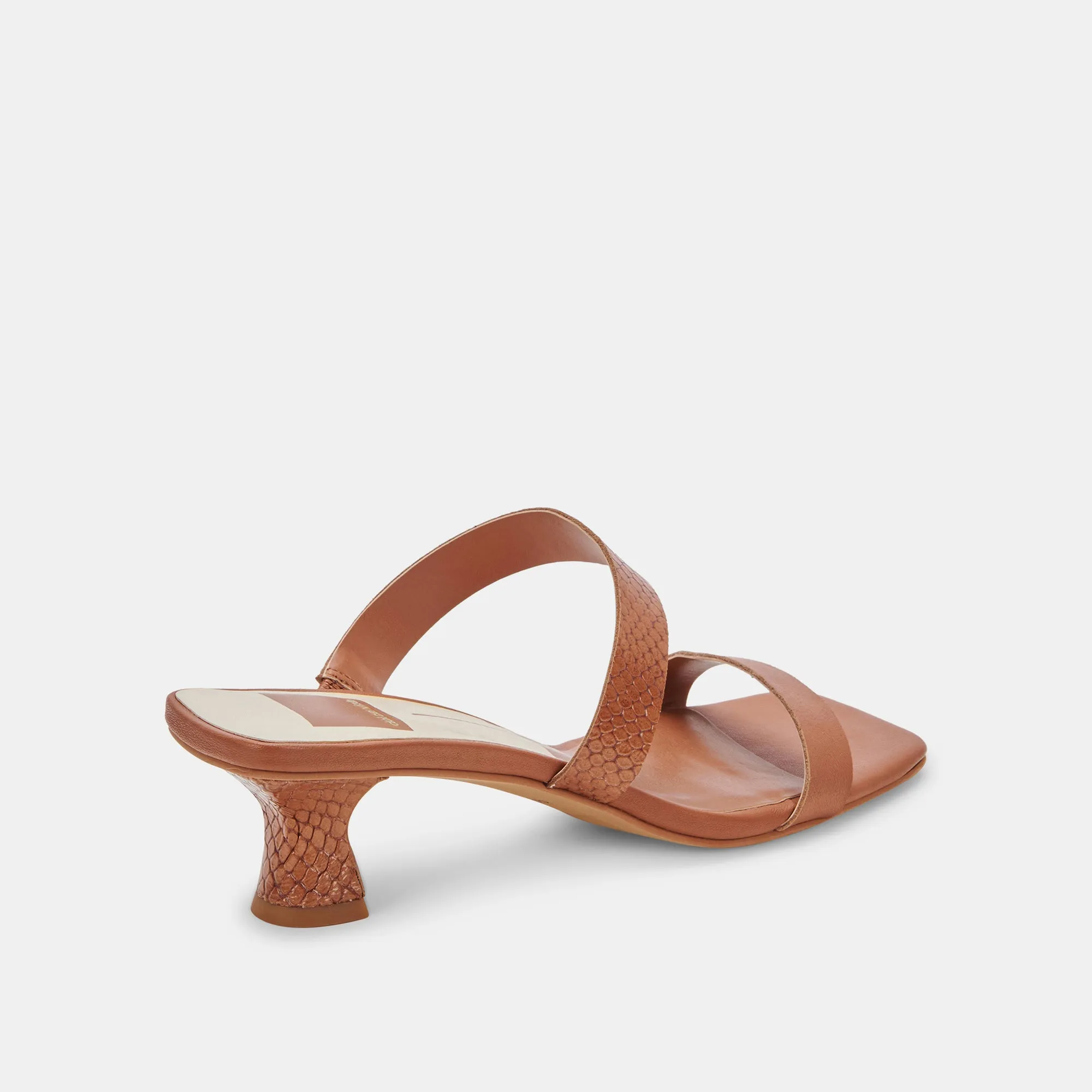 BERTIE HEELS CEDAR LEATHER