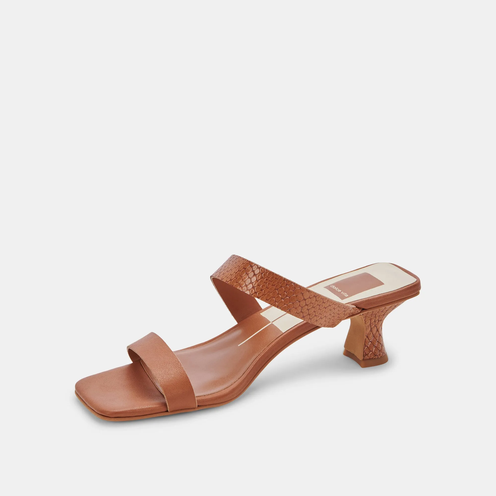 BERTIE HEELS CEDAR LEATHER