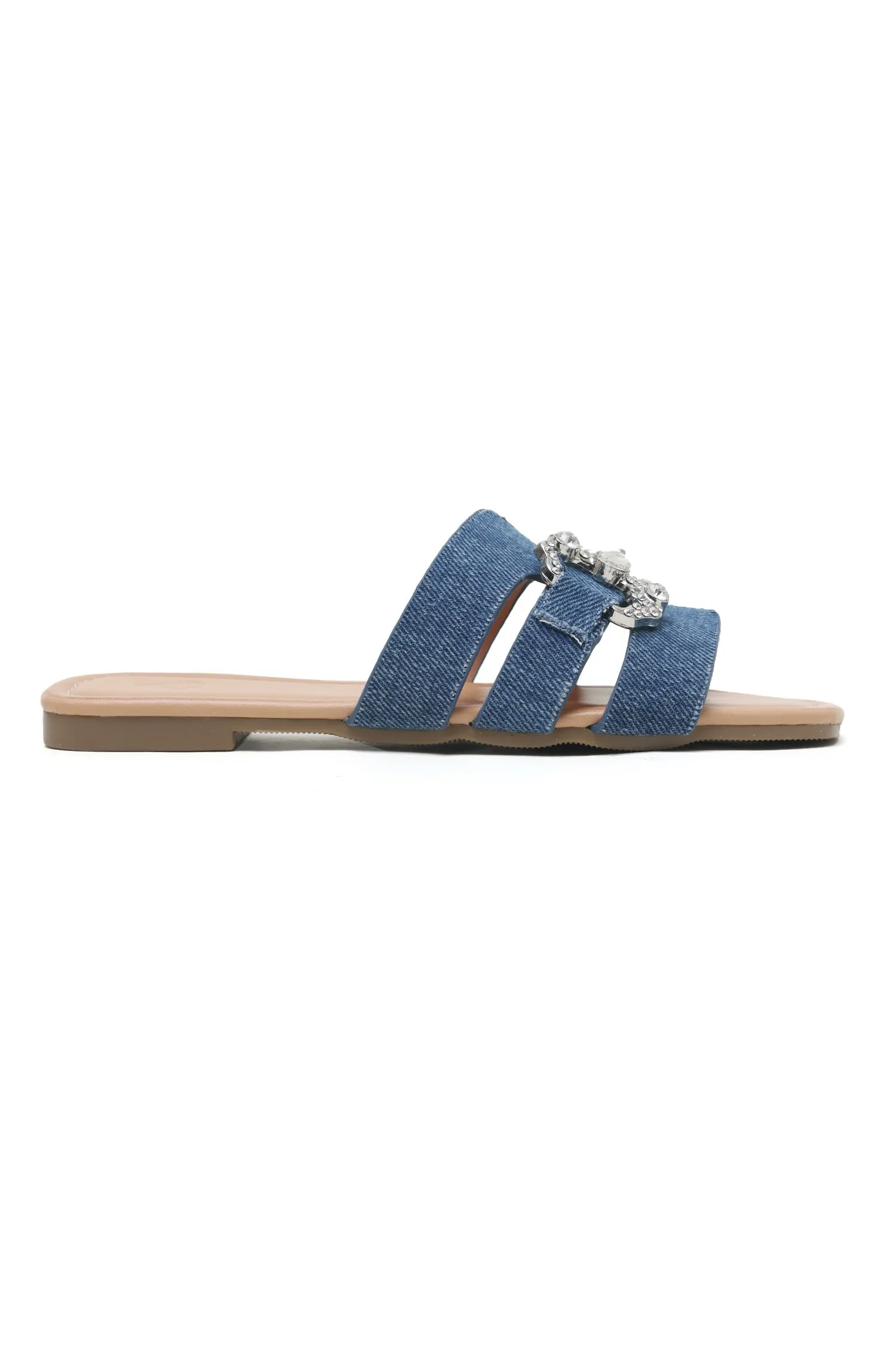 BOHO CHARM SLIDES-JEANS