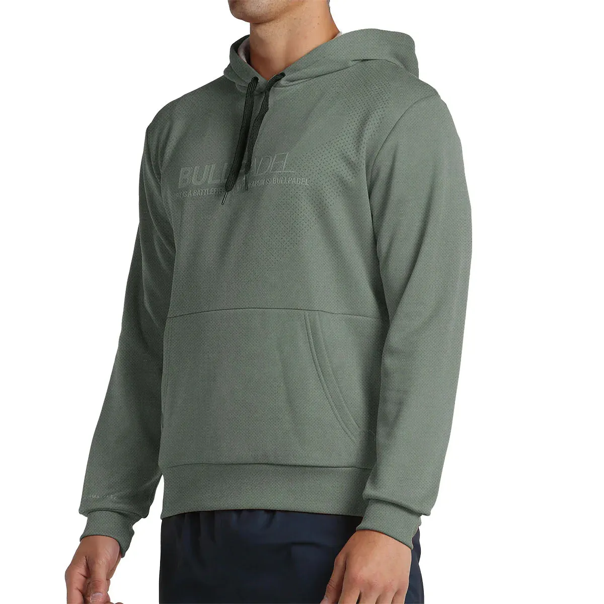 Bullpadel Hoodie Grelo Groen Heren