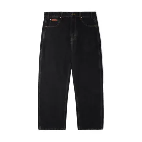 Butter Baggy Denim Jeans Washed Black