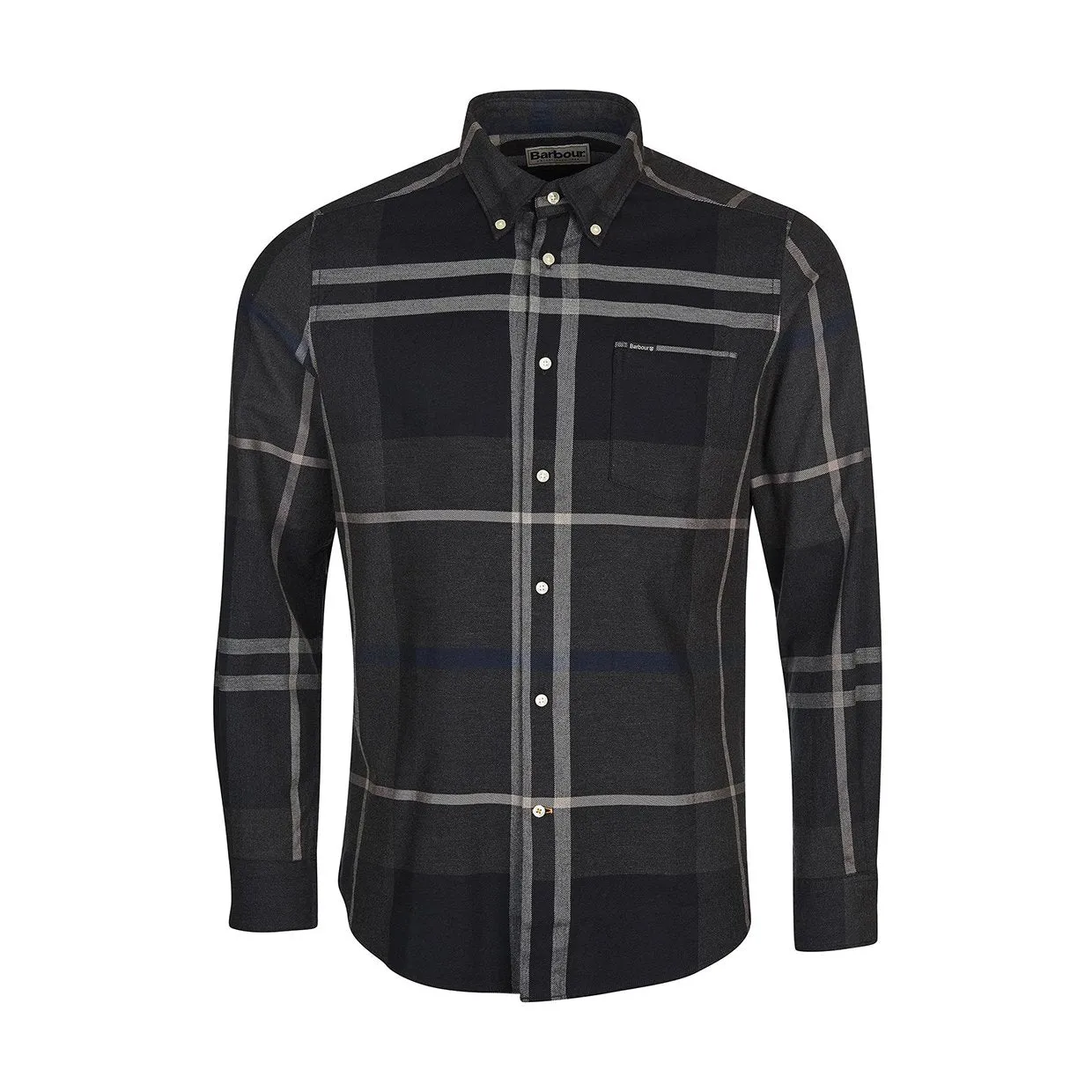 Camicia Barbour Dunoon Tailored Shirt Grigio