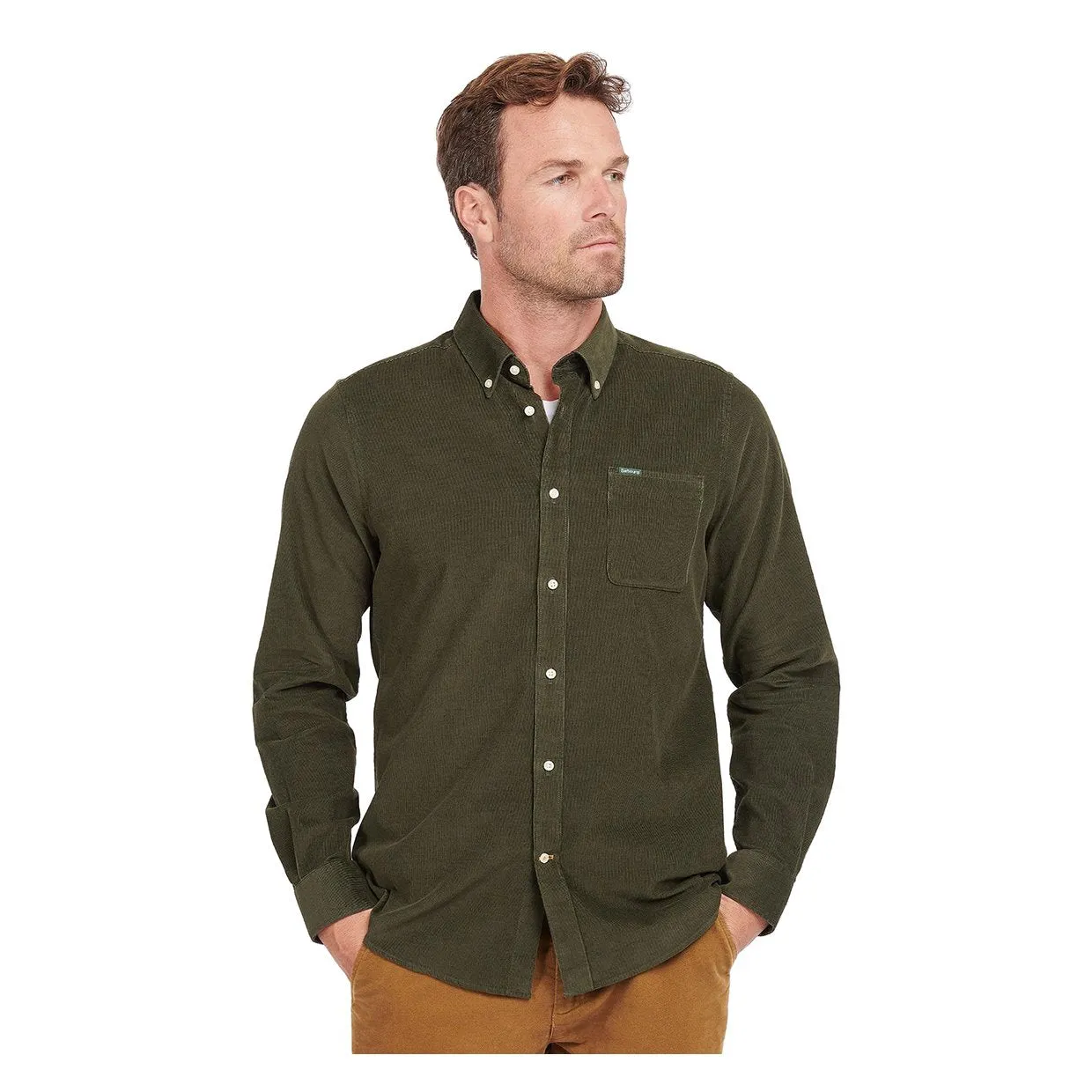 Camicia Barbour Ramsey Tailored Verde