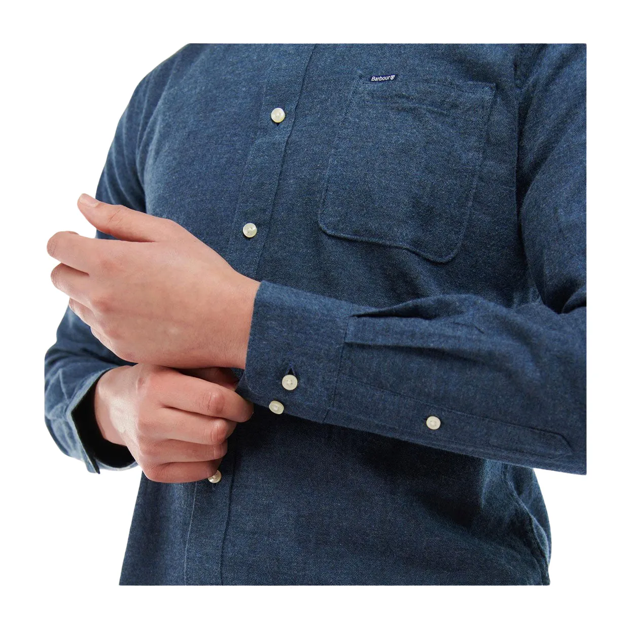 Camicia Uomo Barbour Kenwood Tailored Chambray