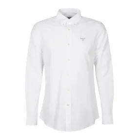 Camicia Uomo Barbour Oxford Tailored Bianco