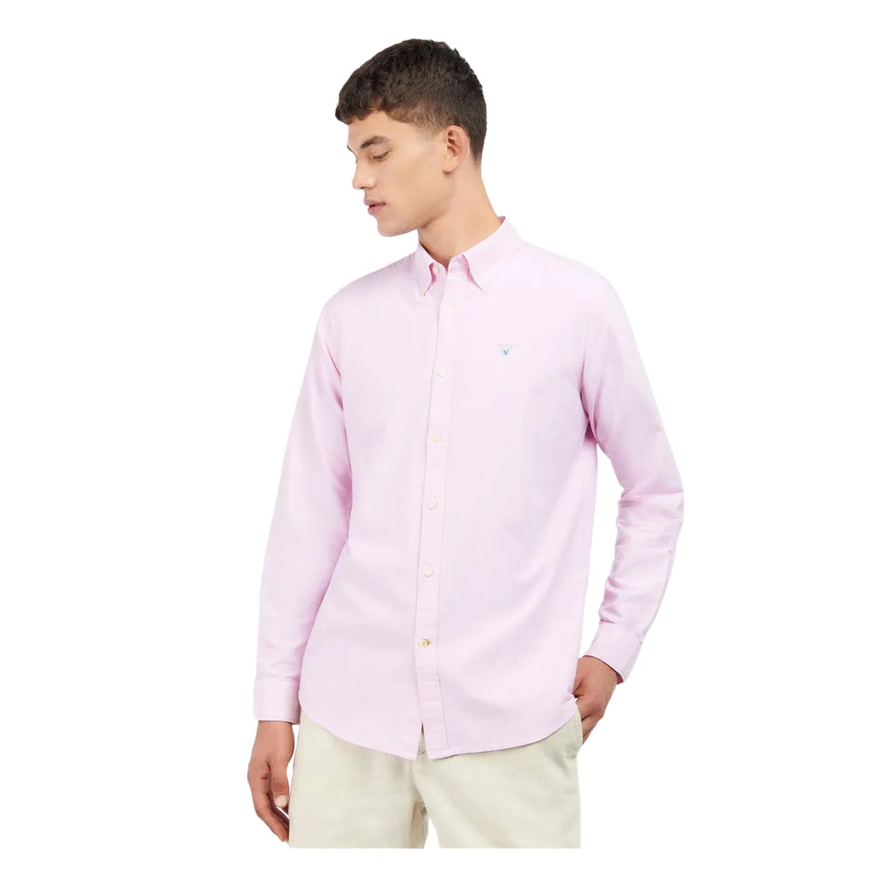 Camicia Uomo Barbour Oxford Tailored Rosa