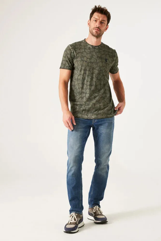 Camiseta Estampada Garcia Jeans Sage Green