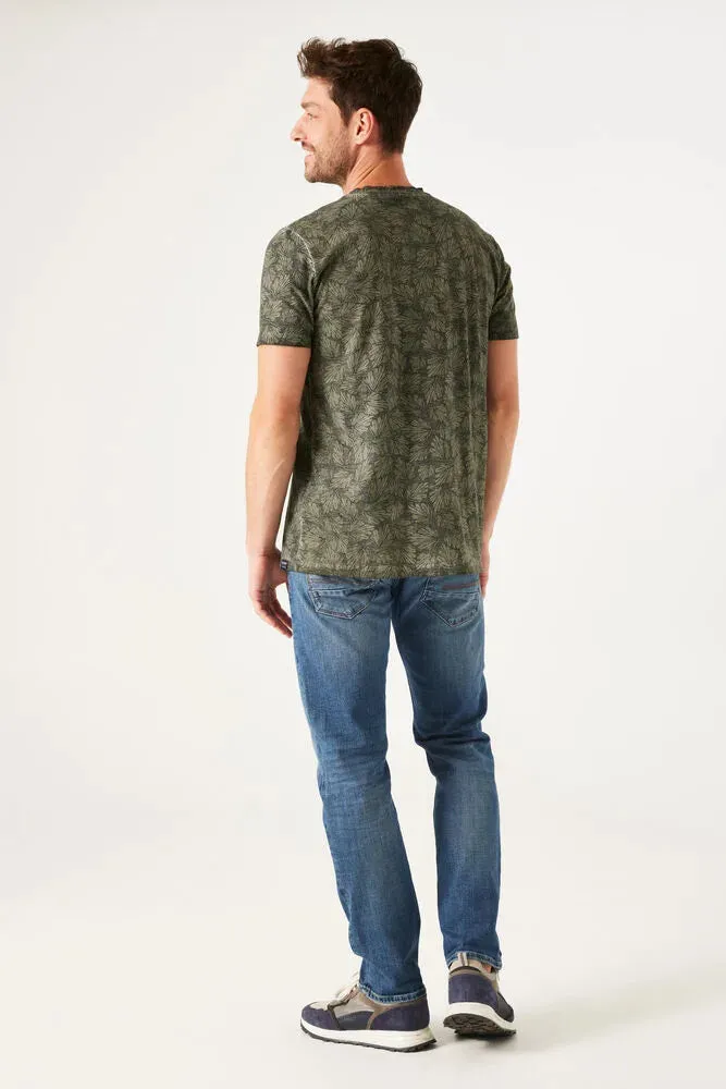 Camiseta Estampada Garcia Jeans Sage Green