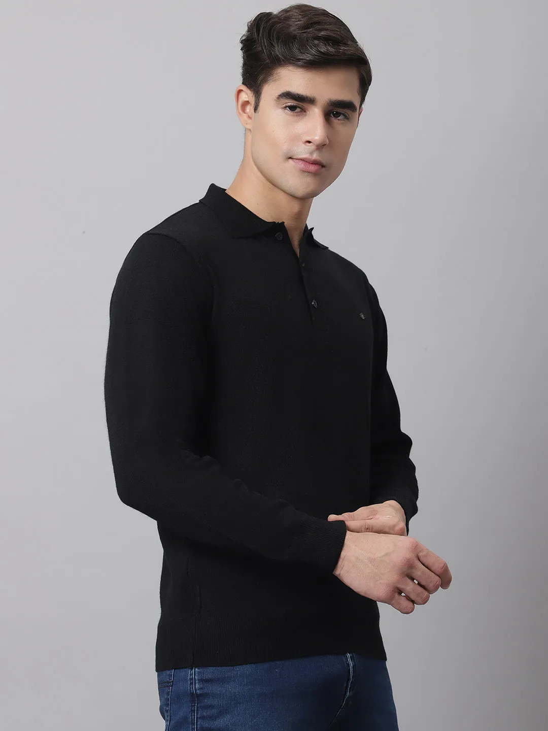 Cantabil  Black Men Sweater