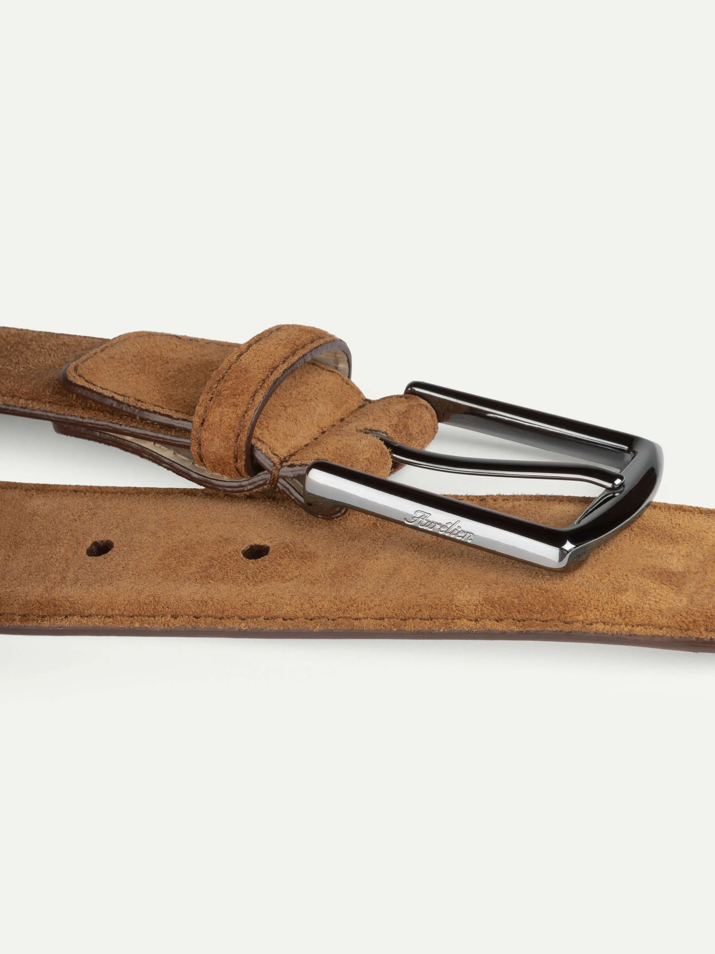 Caramel Suede Leather Belt