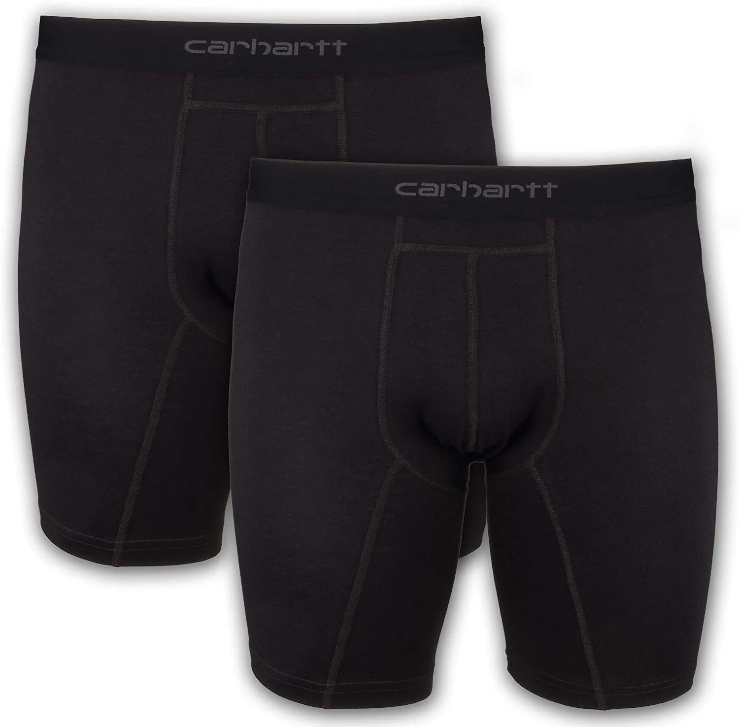 Carhartt Men's Cotton Polyester 2 Pack Boxer Briefs