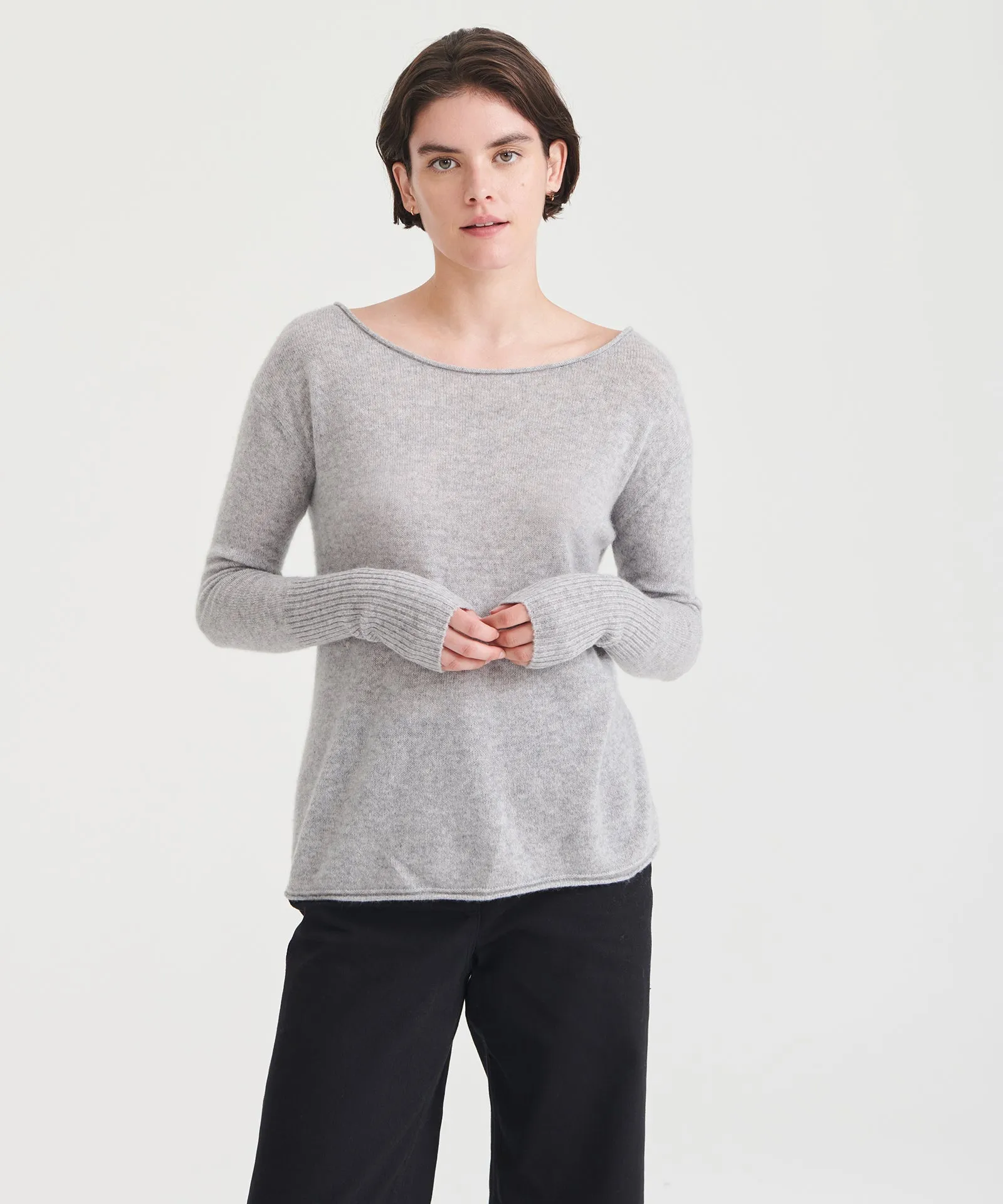 Cashmere Boatneck Sweater