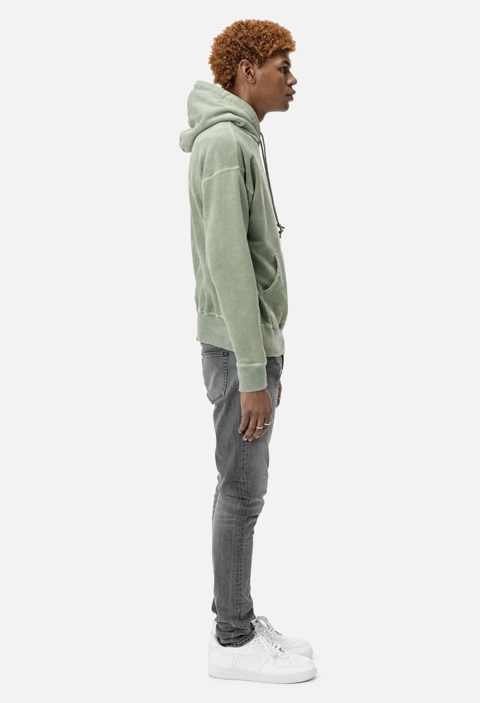 Chrome Hoodie / Washed Olive