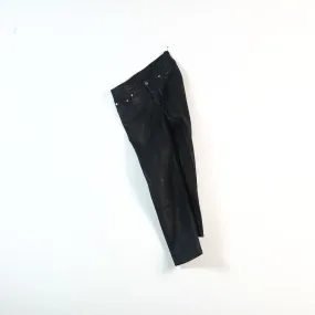 coated cotton jeans