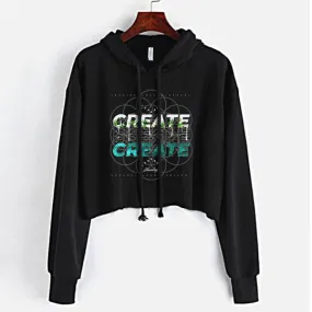 Create Crop Top Hoodie