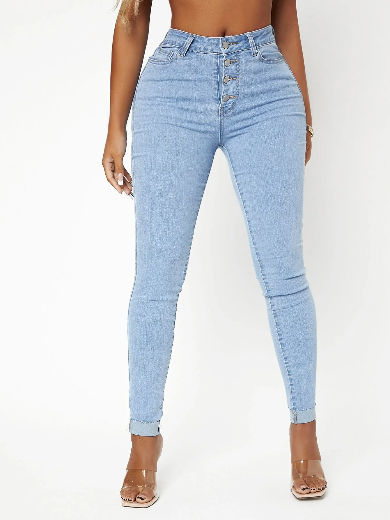 Curvy High Stretch Skinny Jeans