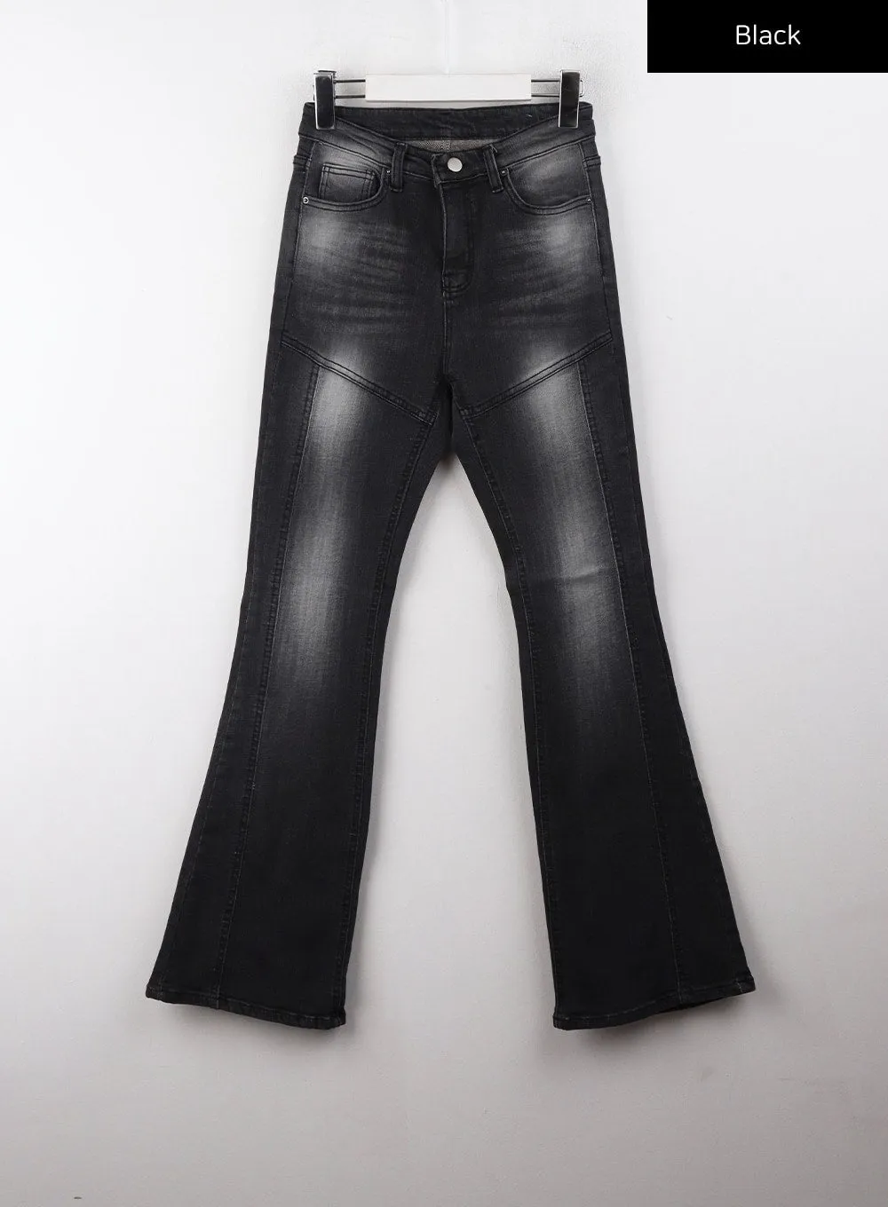 Denim Middle Waist Flared Jeans CJ405