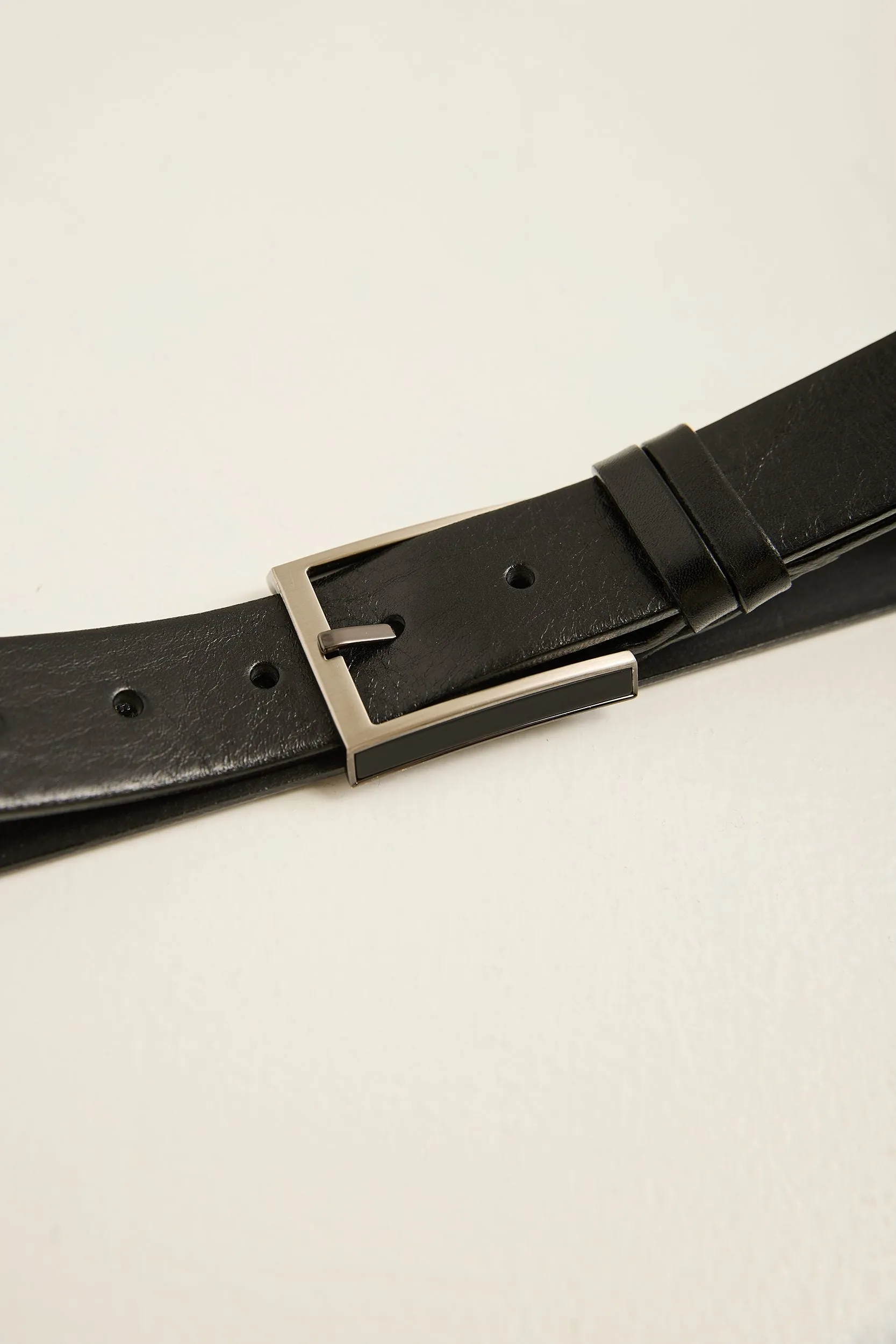 Double Loop Leather Belt