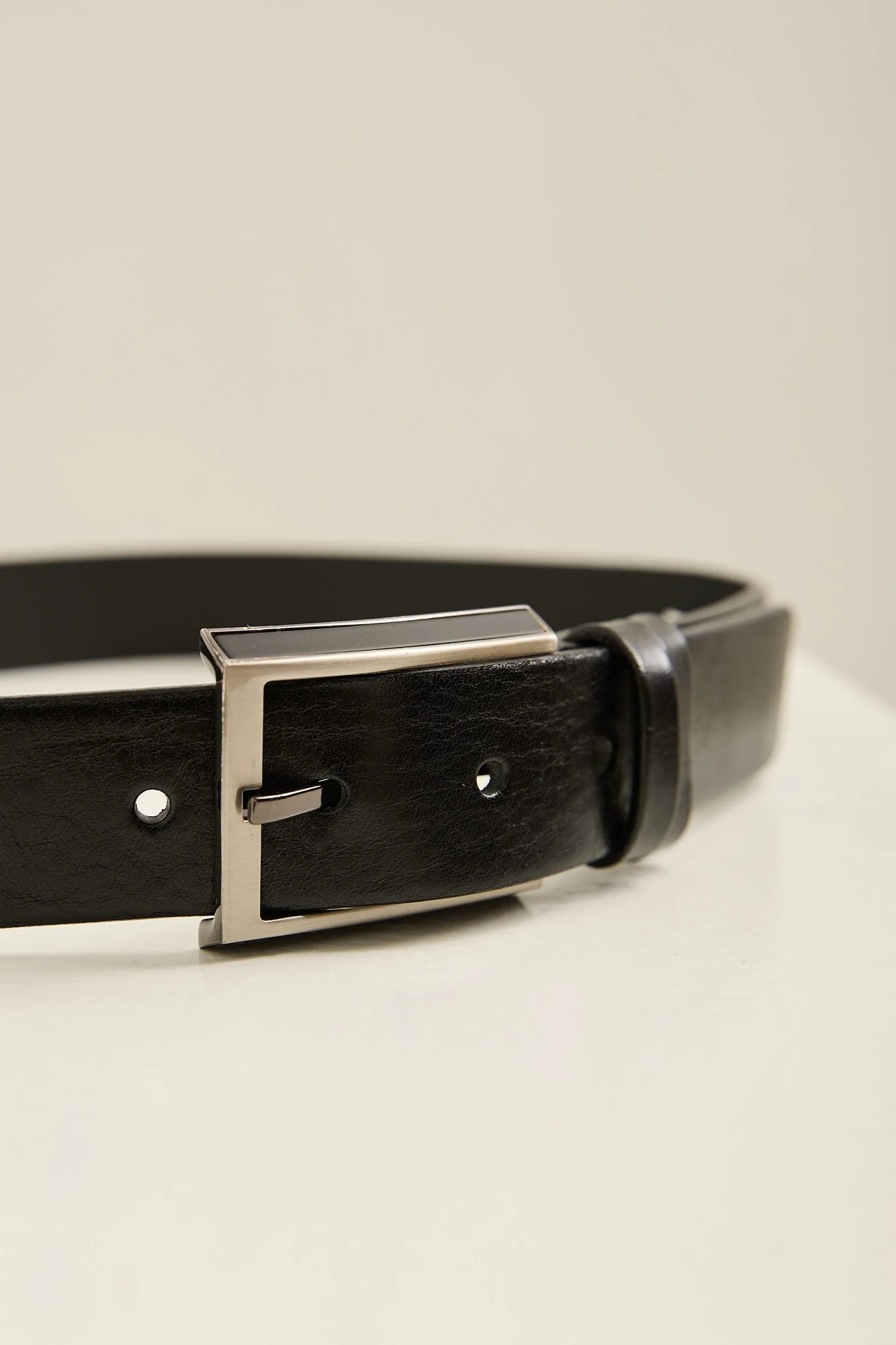 Double Loop Leather Belt