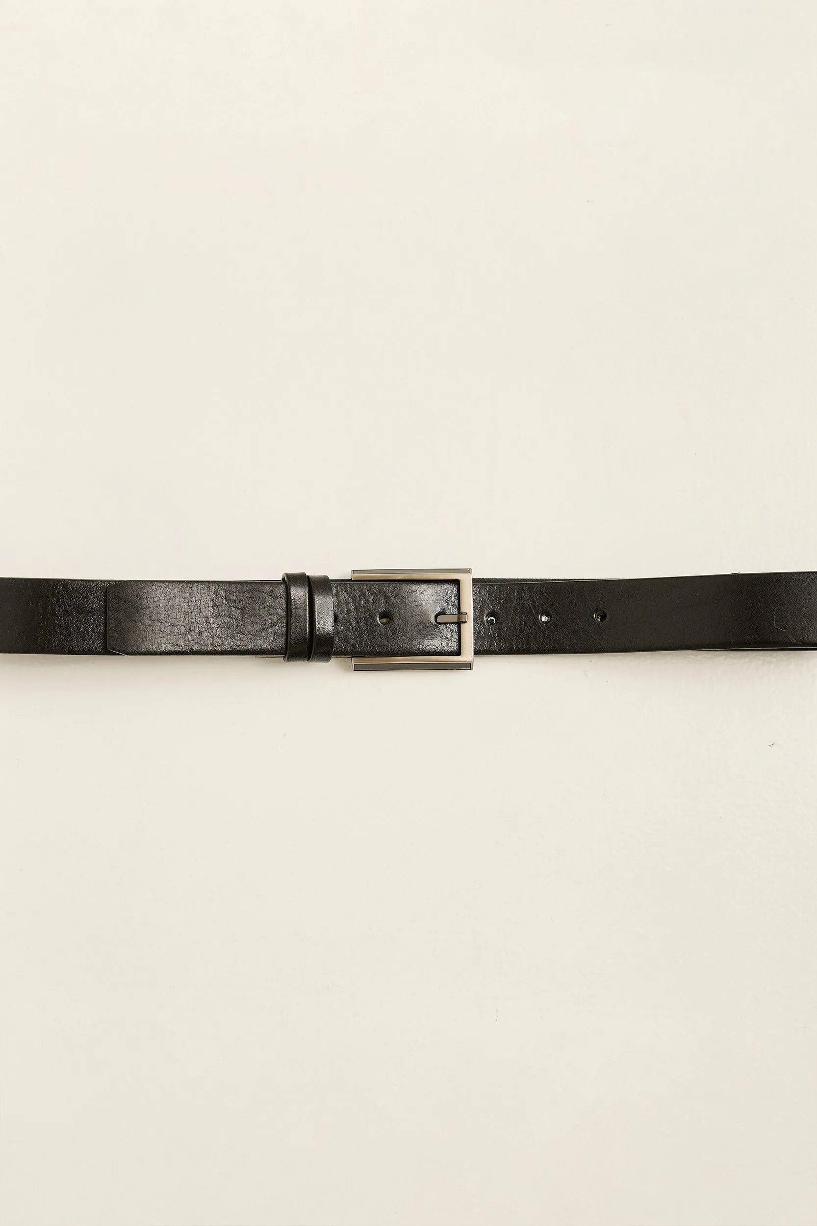 Double Loop Leather Belt