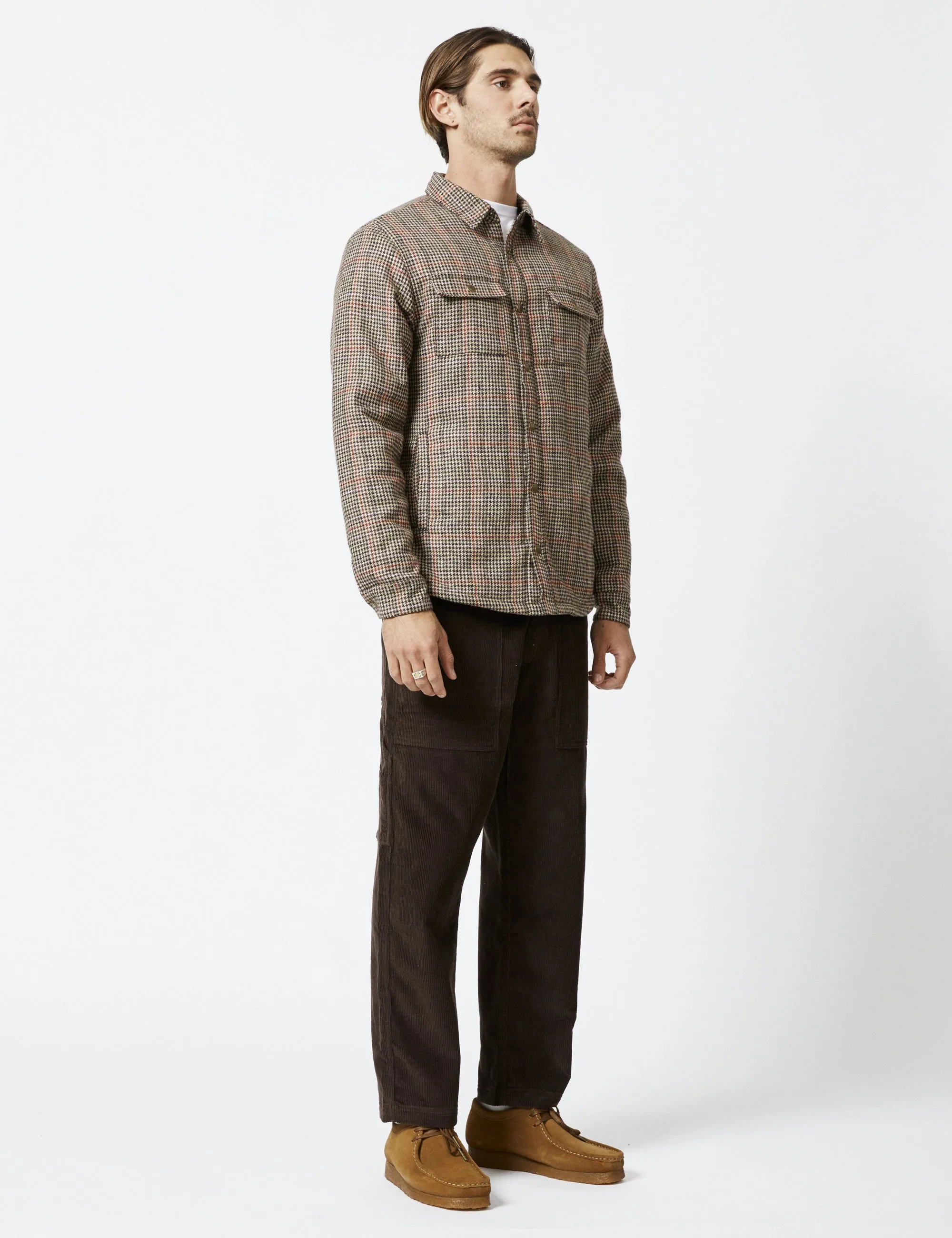 Drover Sherpa Jacket - Houndstooth