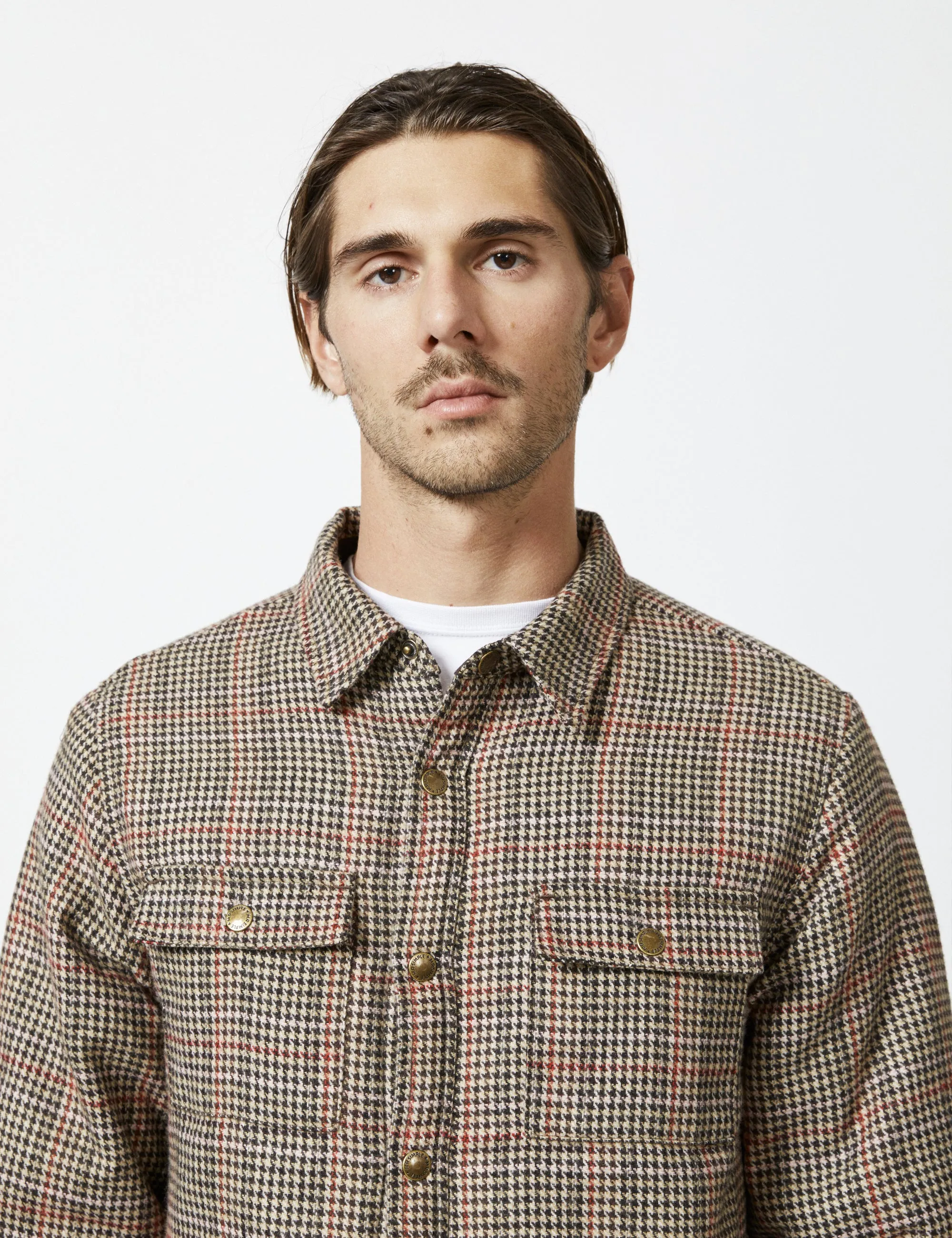 Drover Sherpa Jacket - Houndstooth