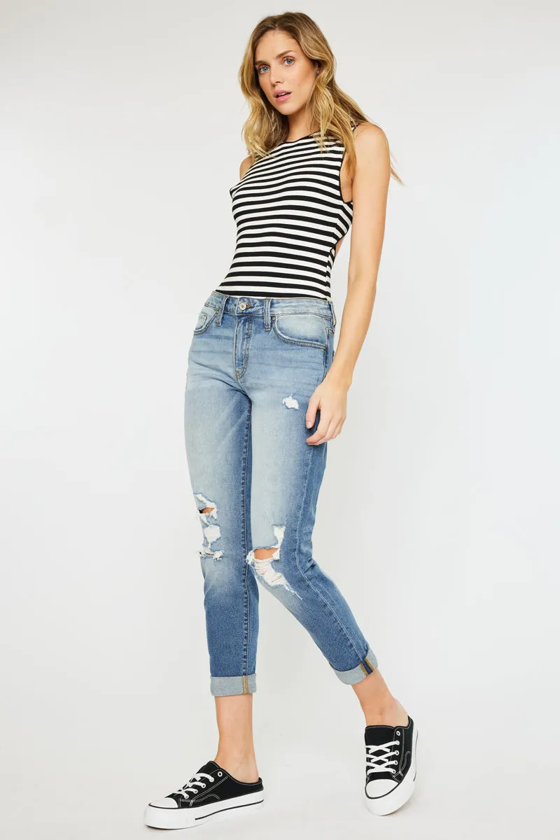 Euphoria High Rise Boyfriend Jeans