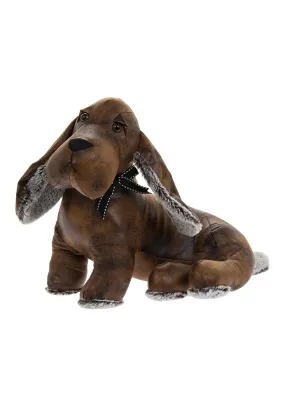 Faux Leather Dachshund Doorstep