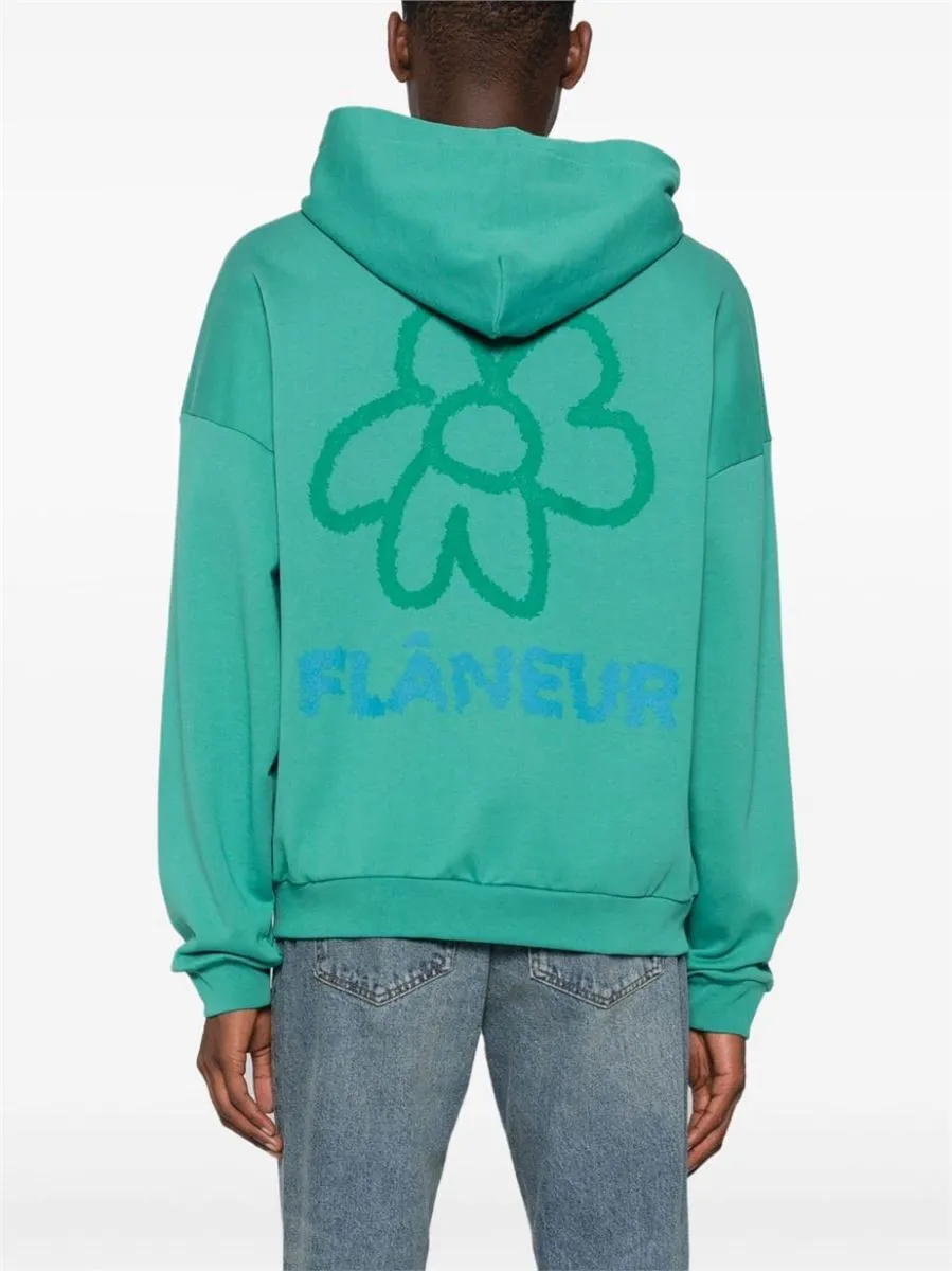 FLOWER ZIP-UP HOODIE